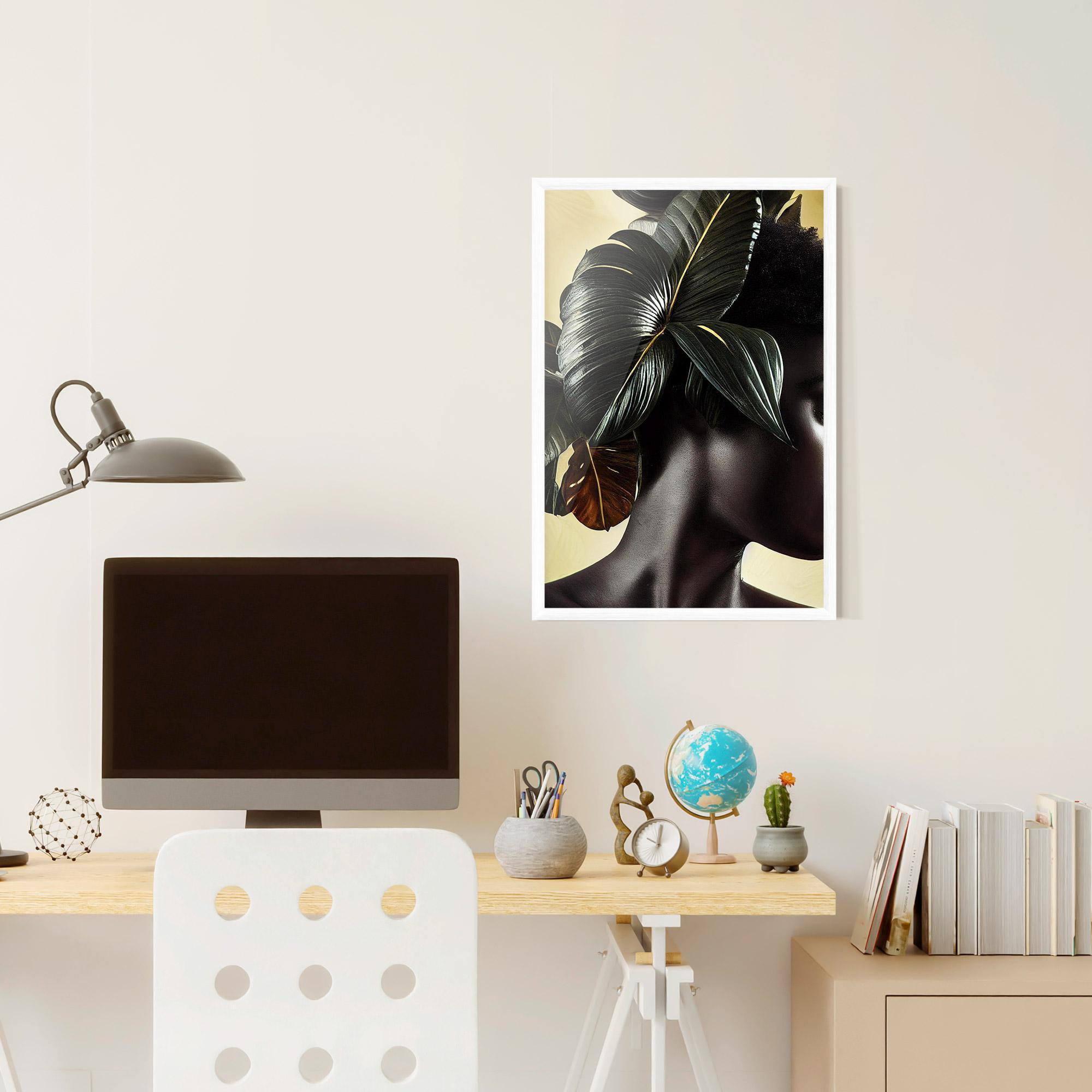 Gerahmte Poster Leaf Woman mockup 6