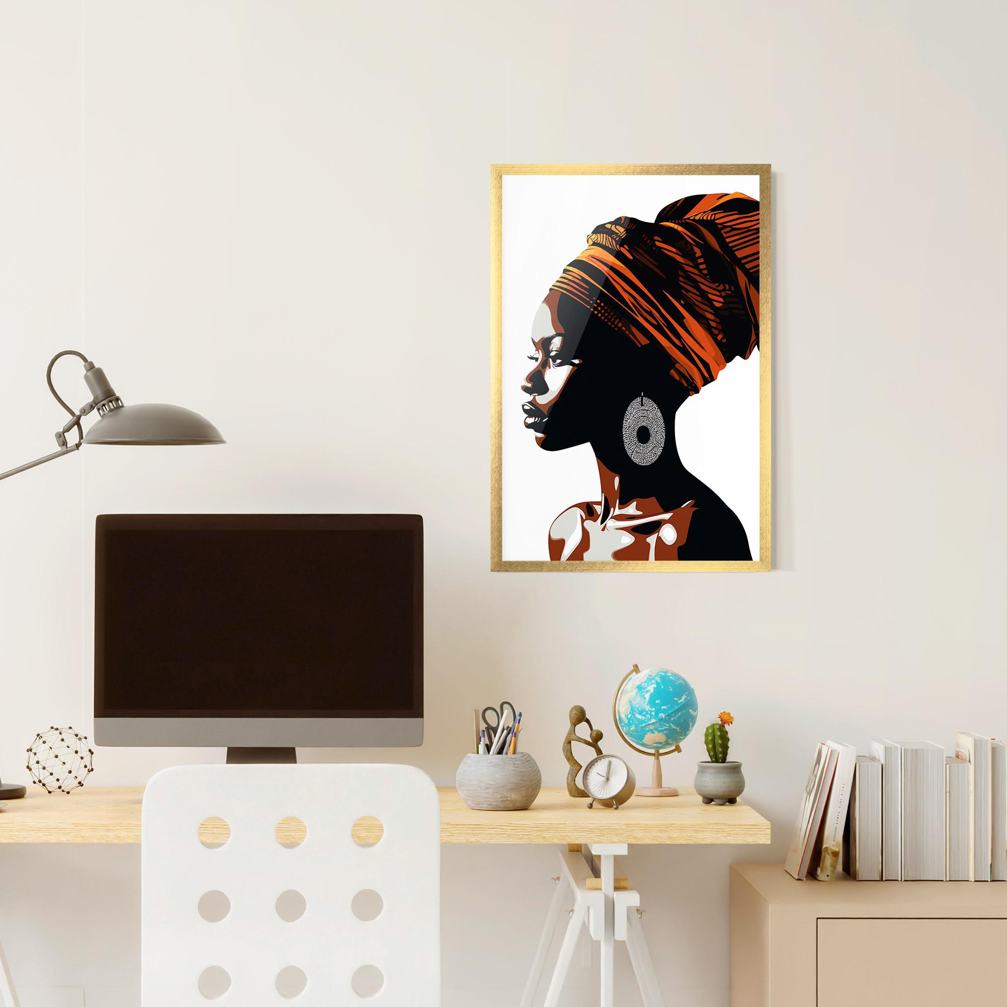 Gerahmte Poster Black Pretty Woman mockup 6