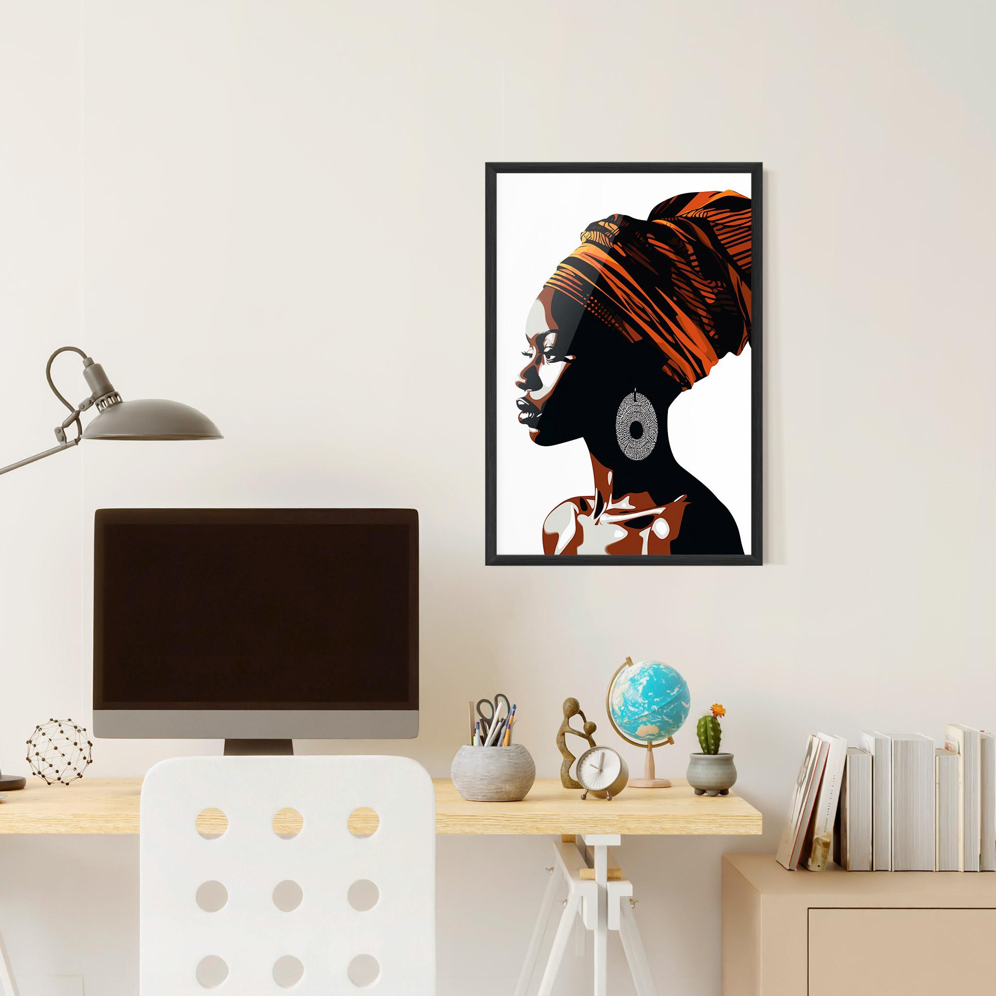 Gerahmte Poster Black Pretty Woman mockup 6