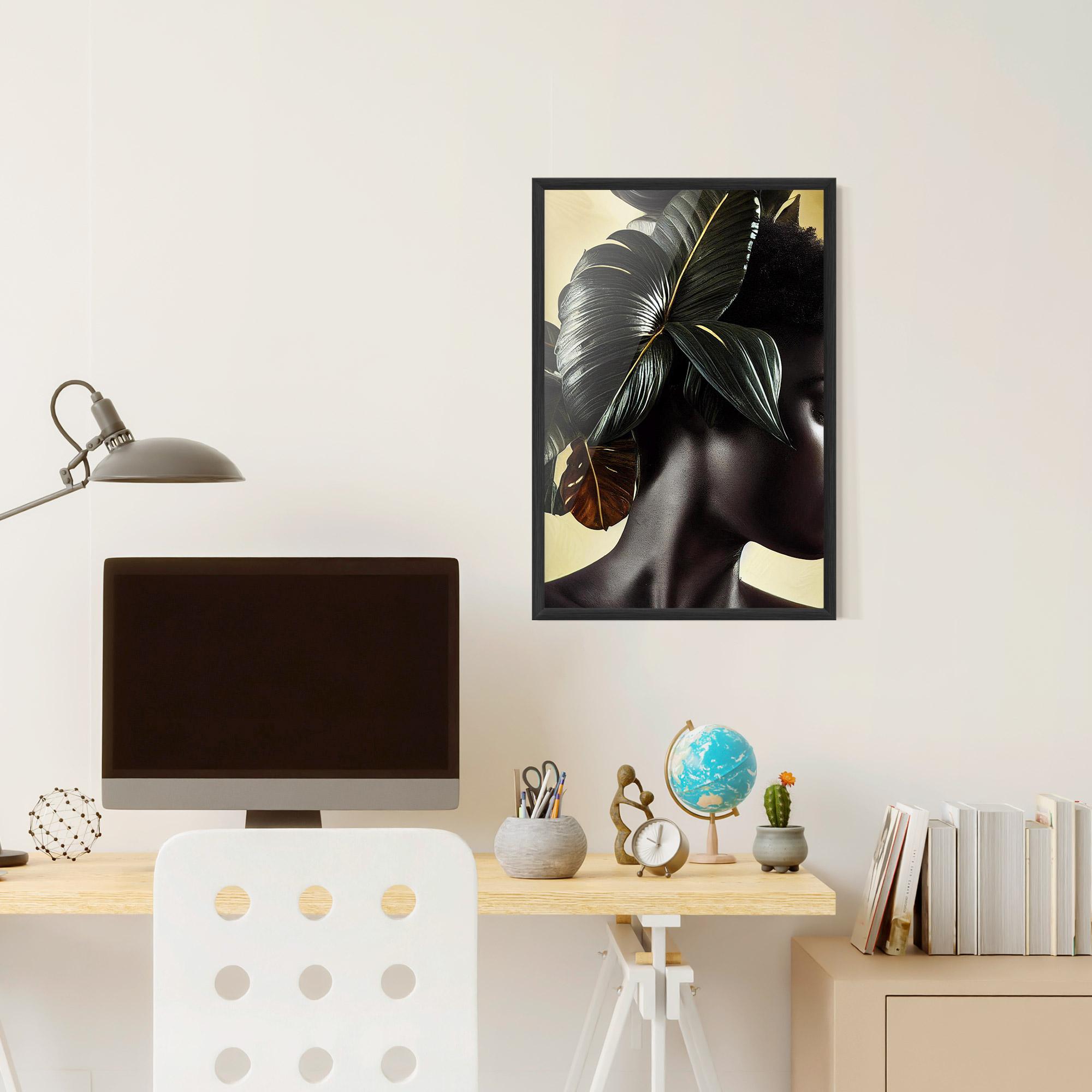 Gerahmte Poster Leaf Woman mockup 6