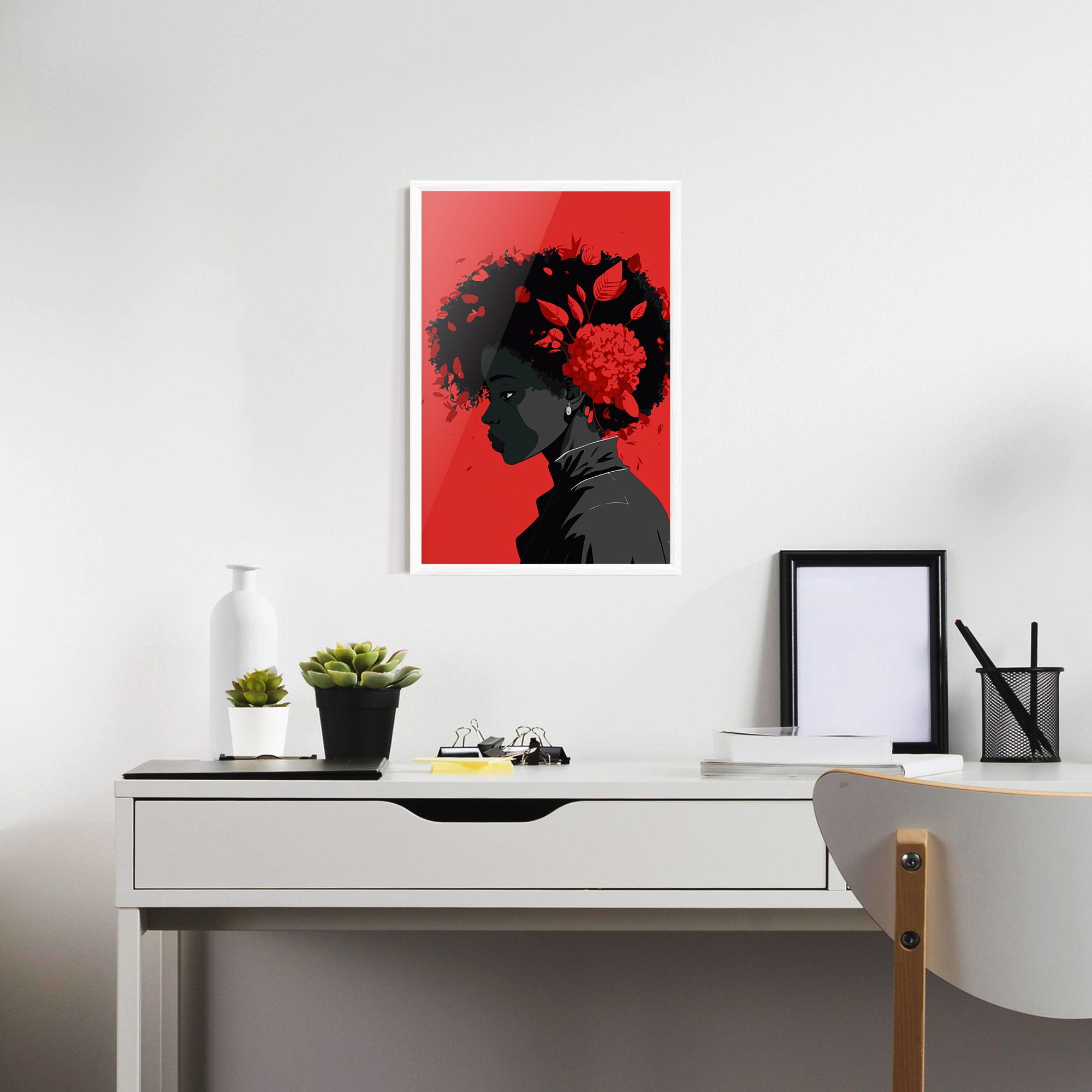 African Red Flower mockup 7