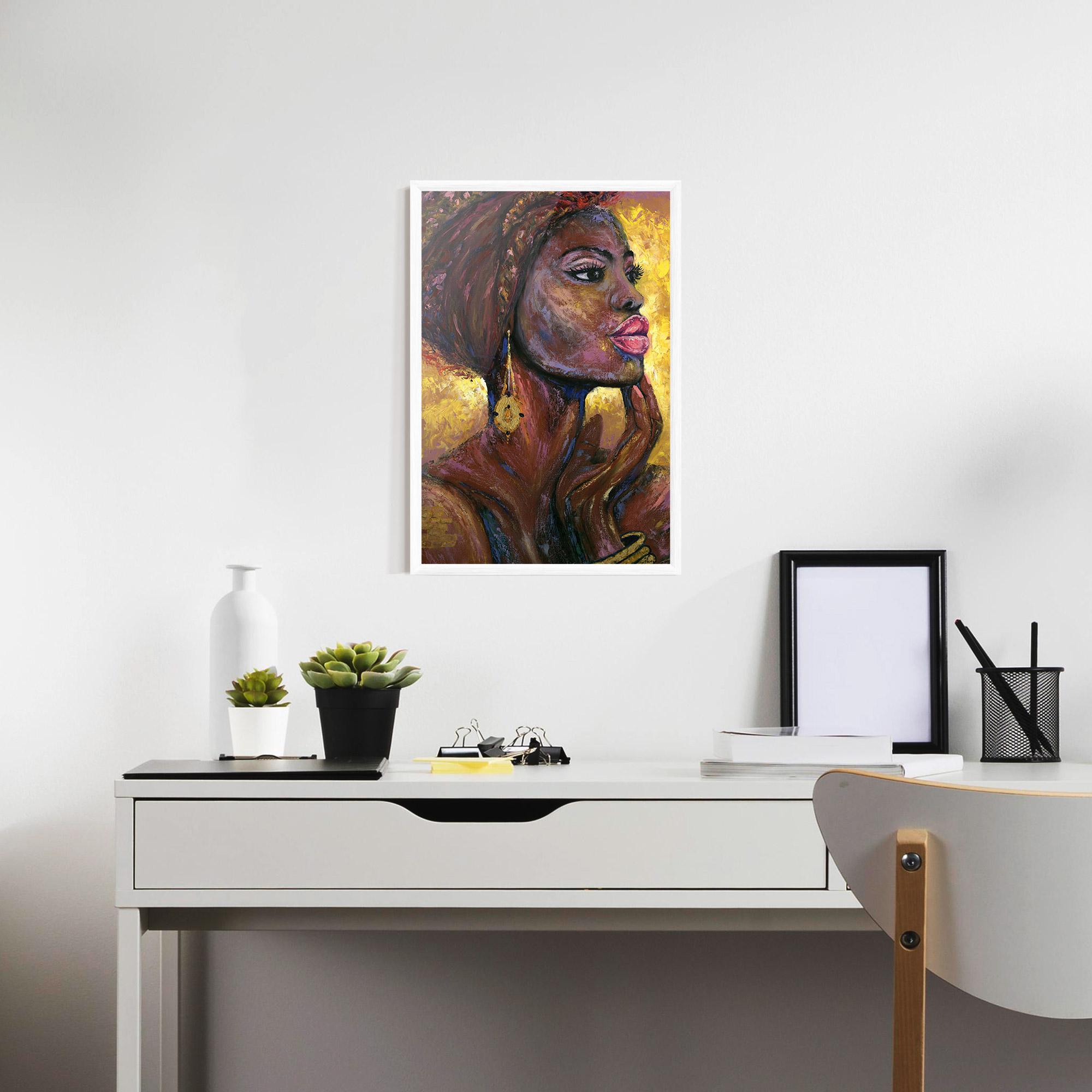 Gerahmte Poster African Women mockup 7