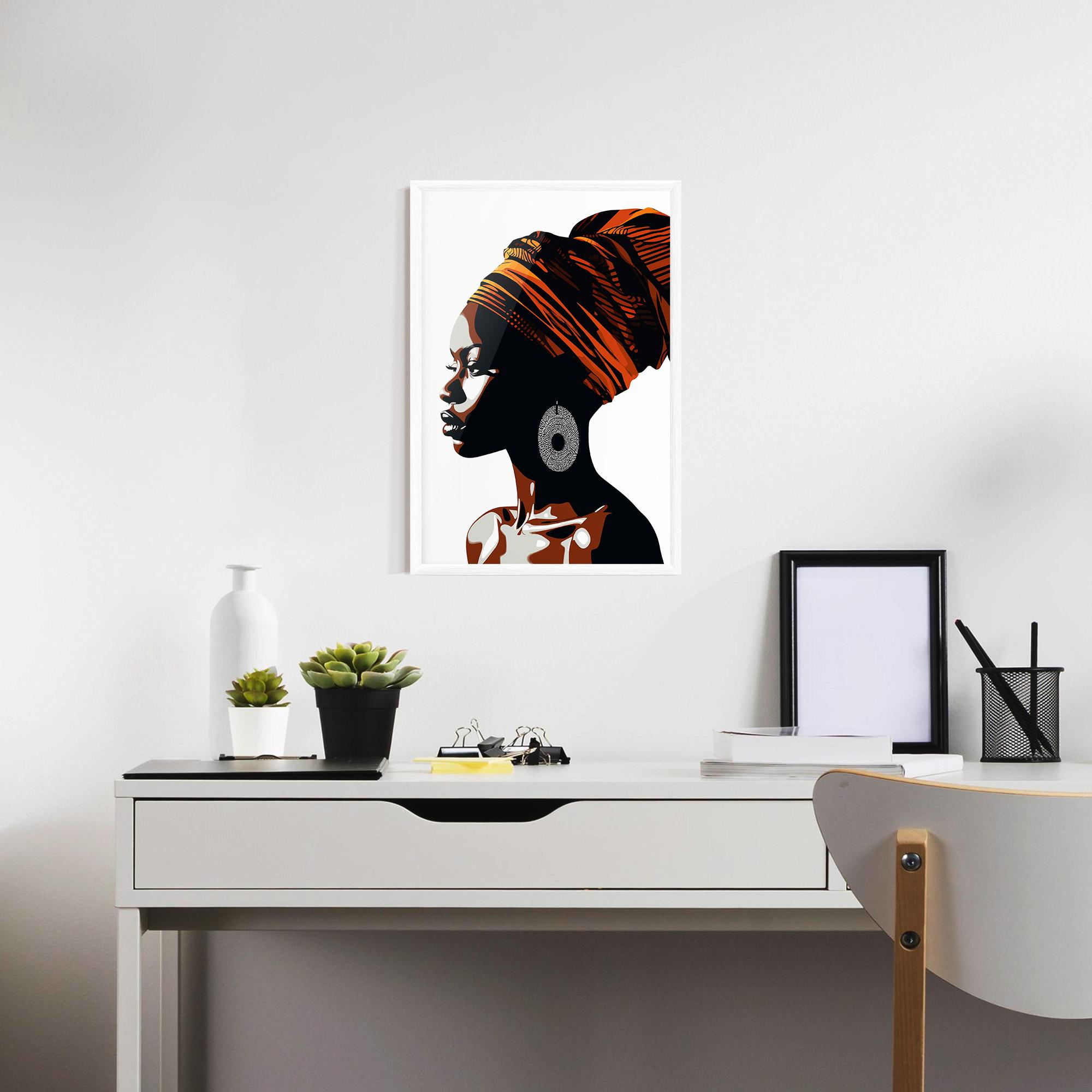 Gerahmte Poster Black Pretty Woman mockup 7