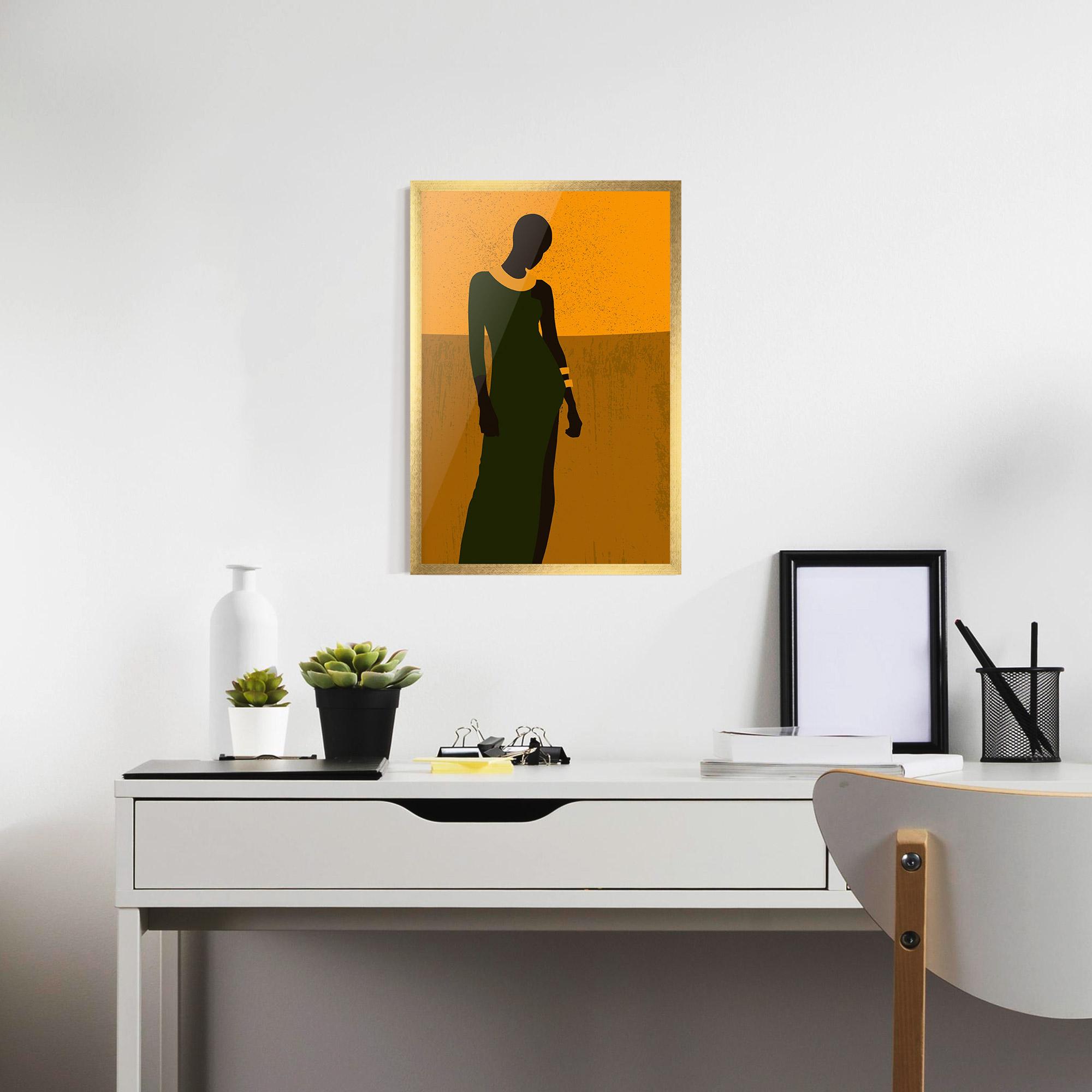 Gerahmte Poster African Dress mockup 7