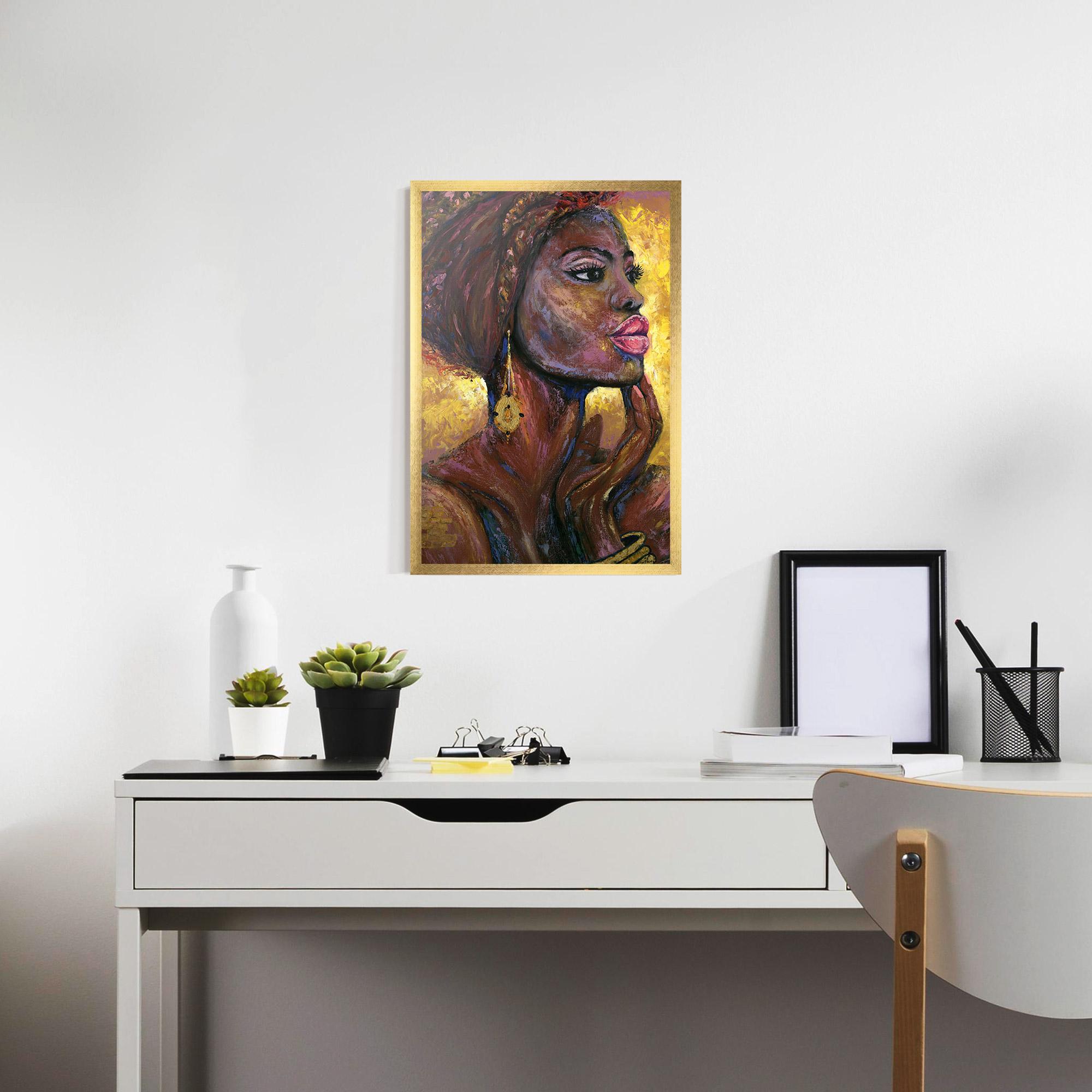 Gerahmte Poster African Women mockup 7