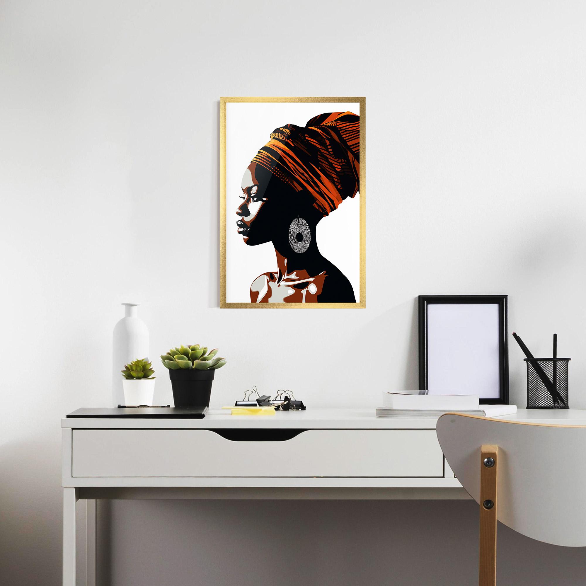 Gerahmte Poster Black Pretty Woman mockup 7