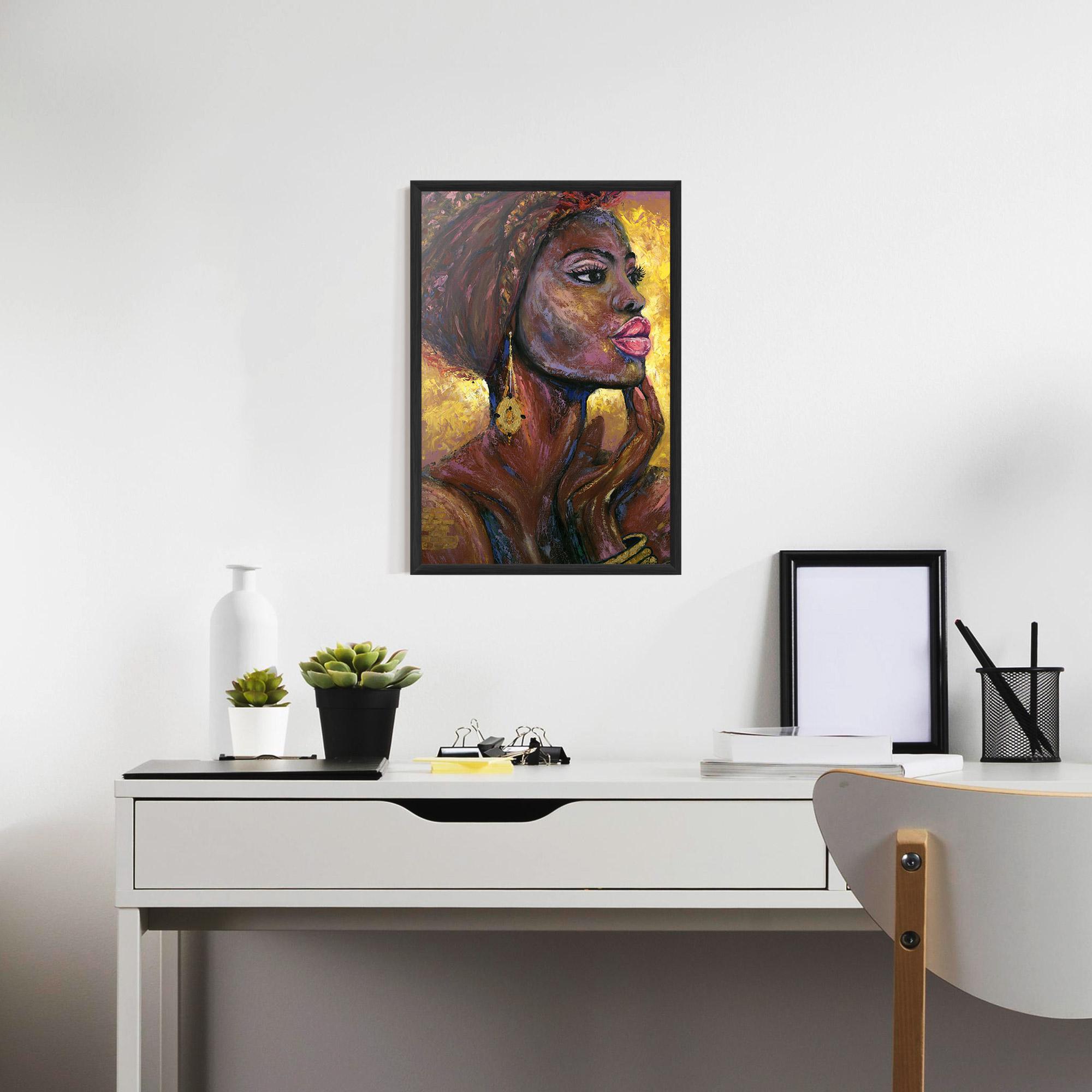 Gerahmte Poster African Women mockup 7