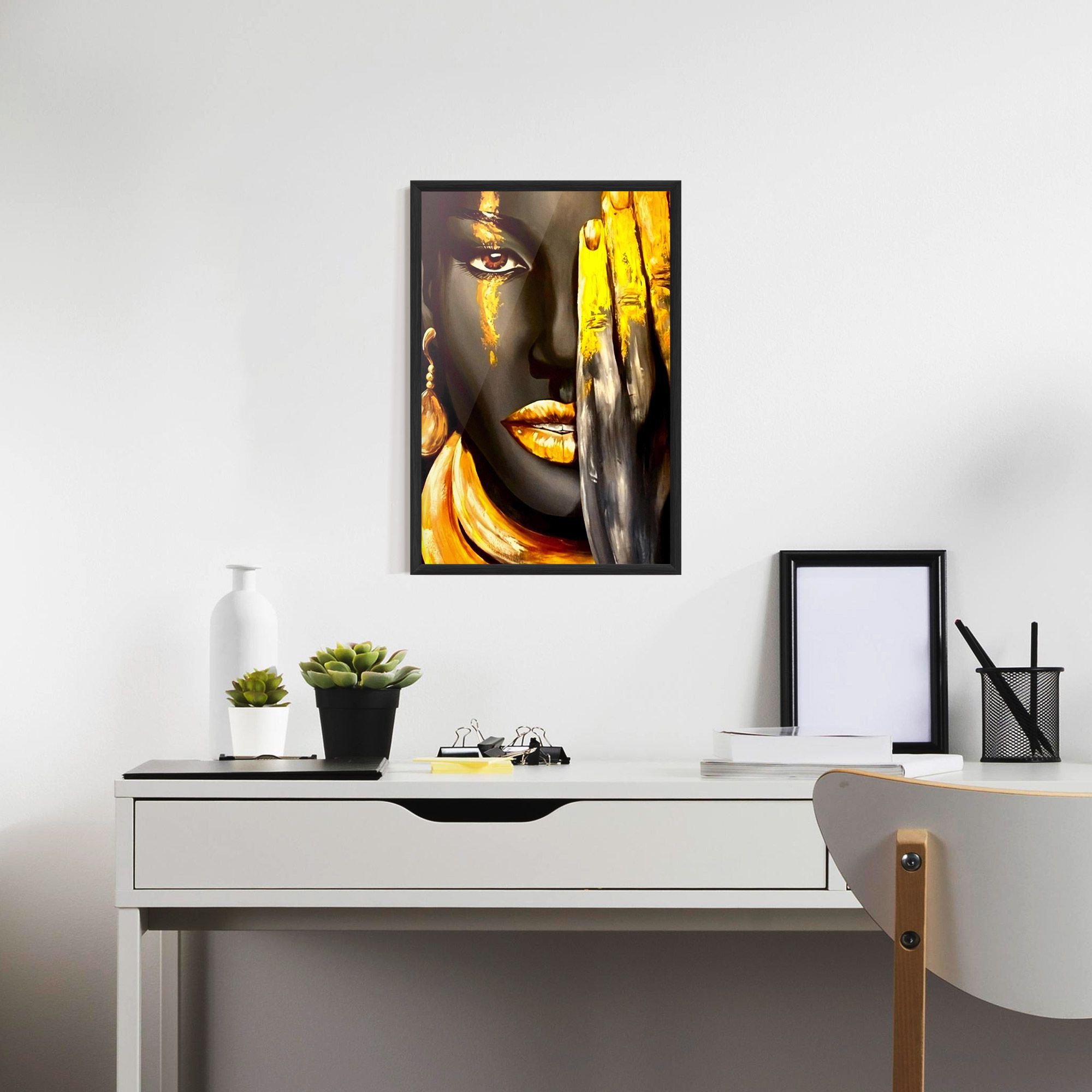 Golden African Women mockup 7