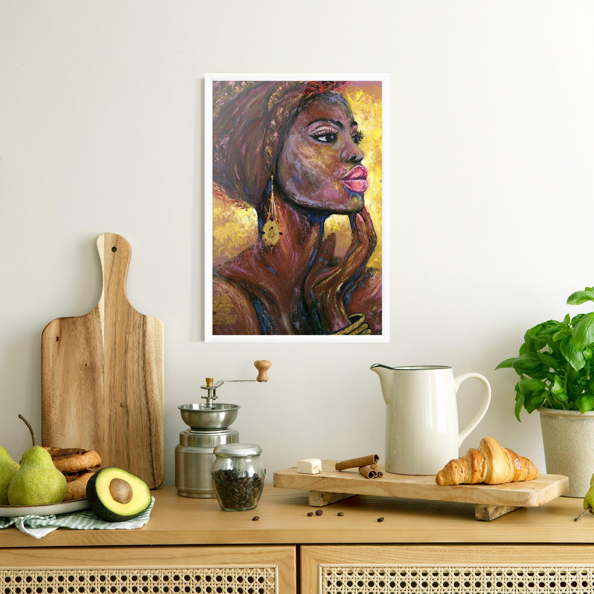 Gerahmte Poster African Women mockup 8
