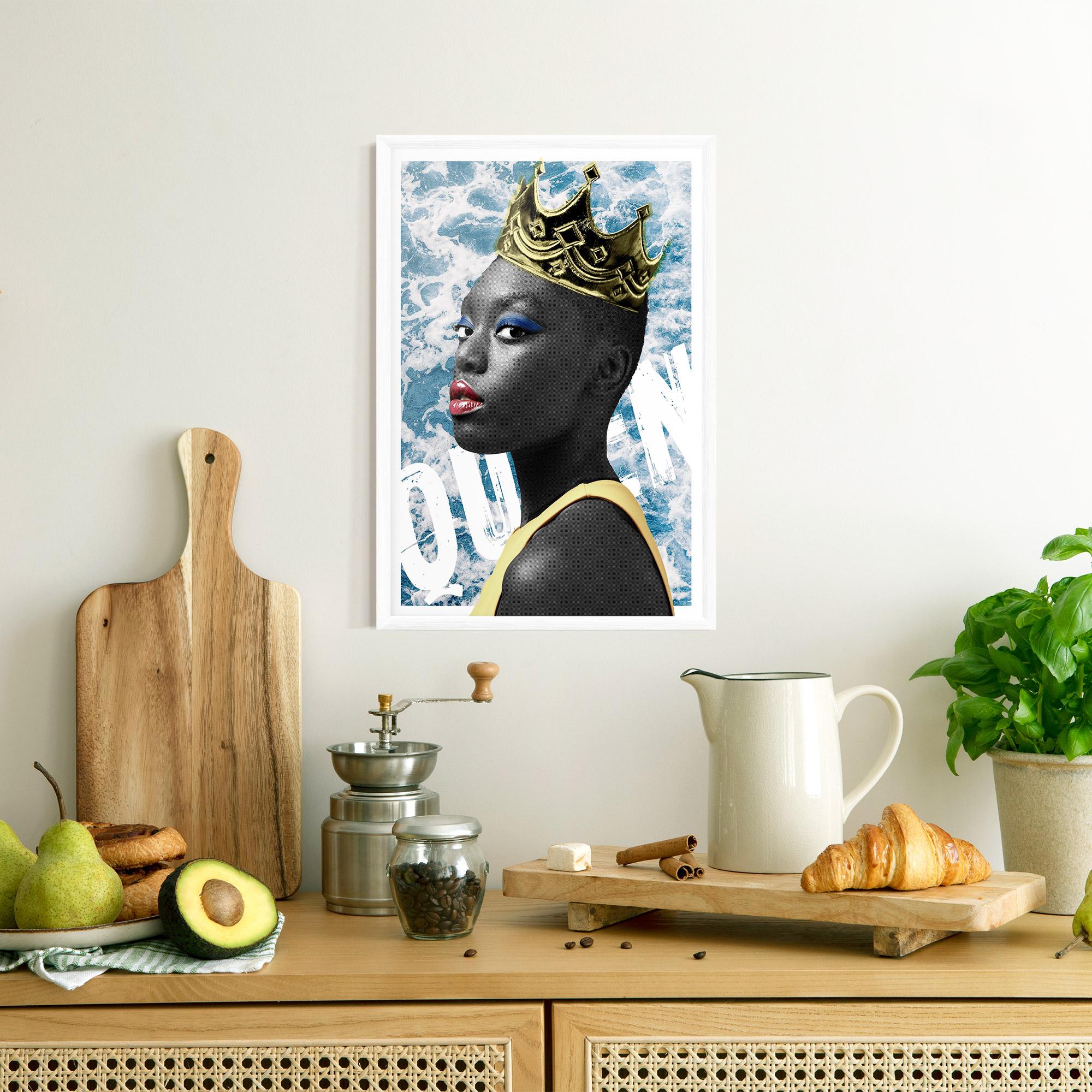 Gerahmte Poster American Woman Crown mockup 8