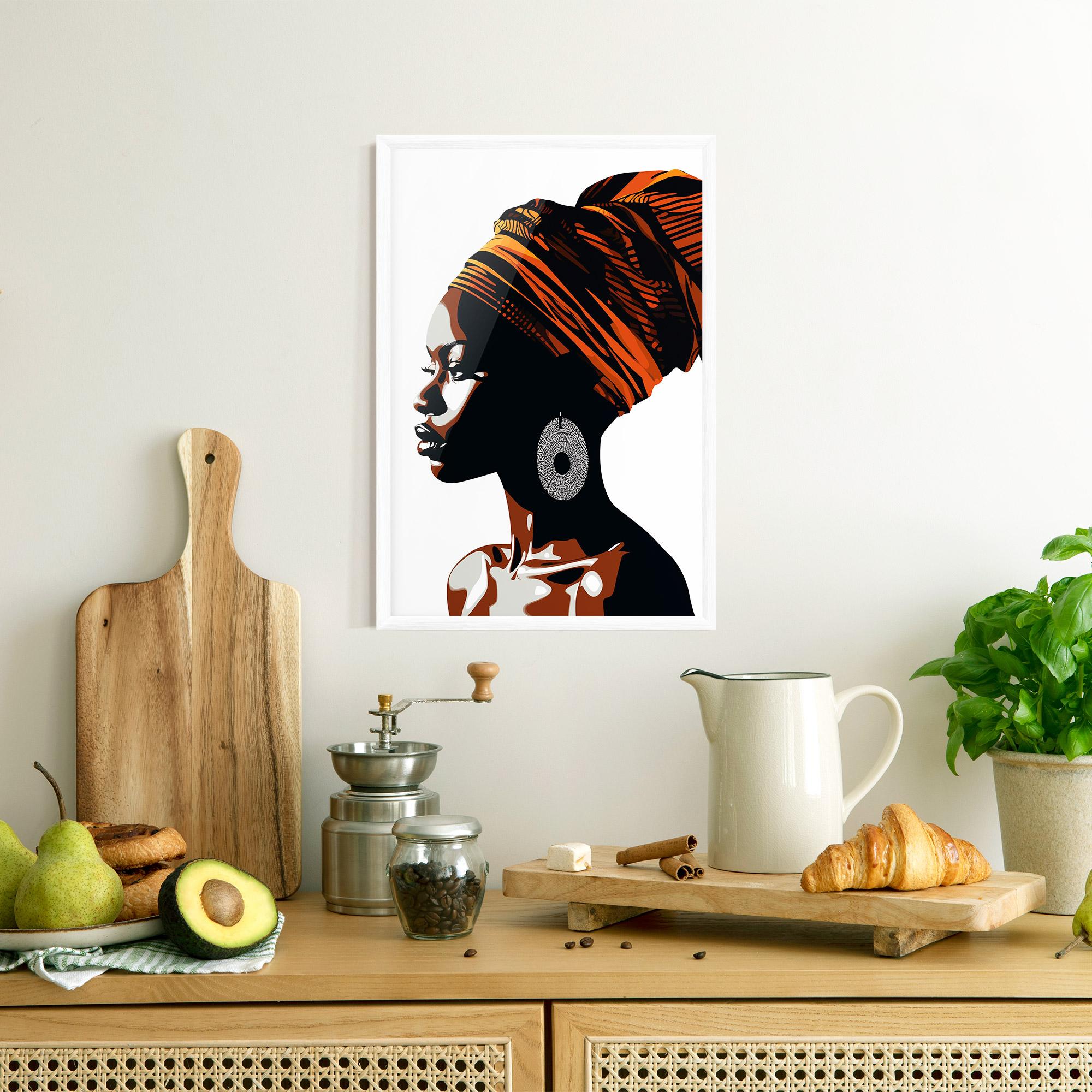 Gerahmte Poster Black Pretty Woman mockup 8