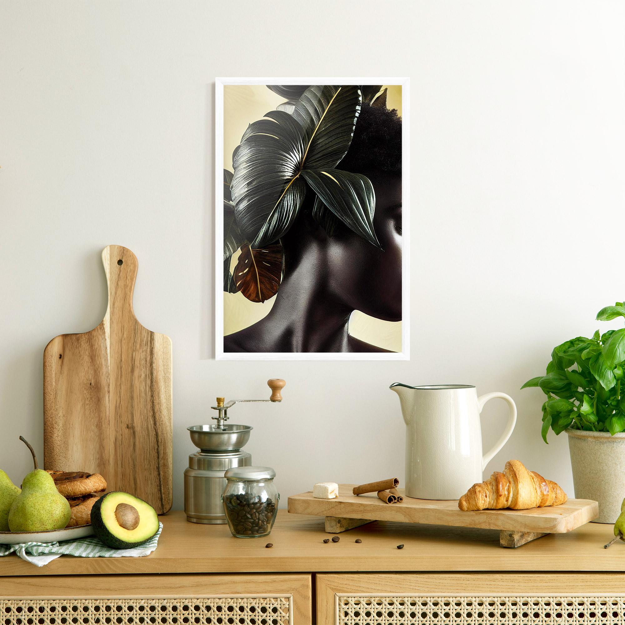 Gerahmte Poster Leaf Woman mockup 8