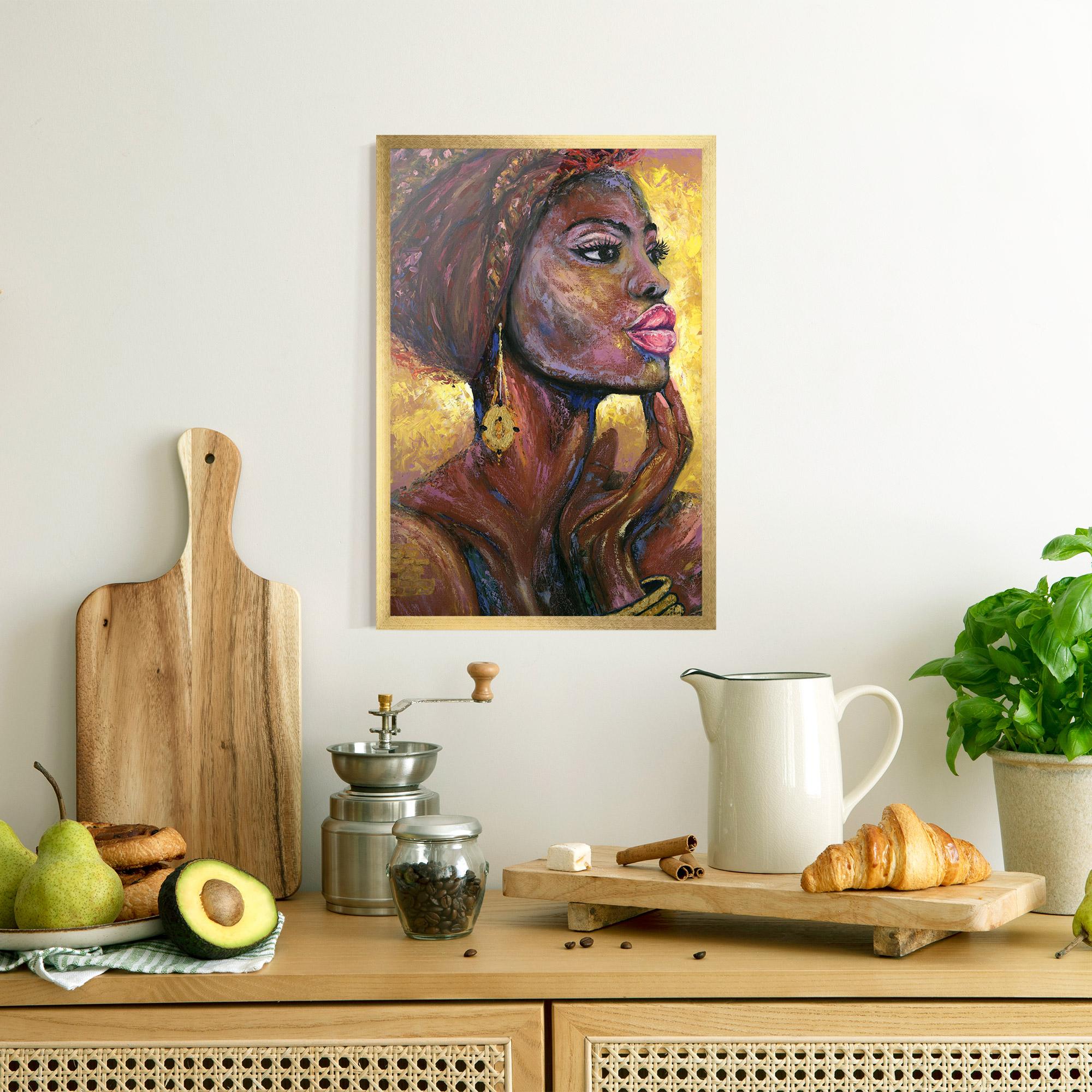 Gerahmte Poster African Women mockup 8