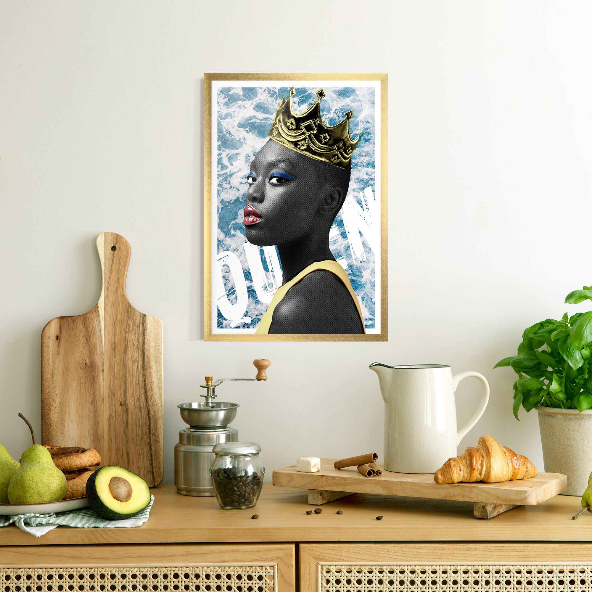 Gerahmte Poster American Woman Crown mockup 8