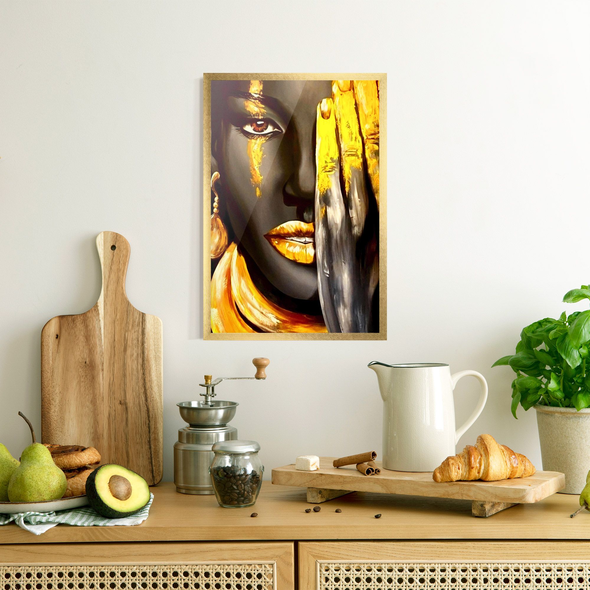 Golden African Women mockup 8