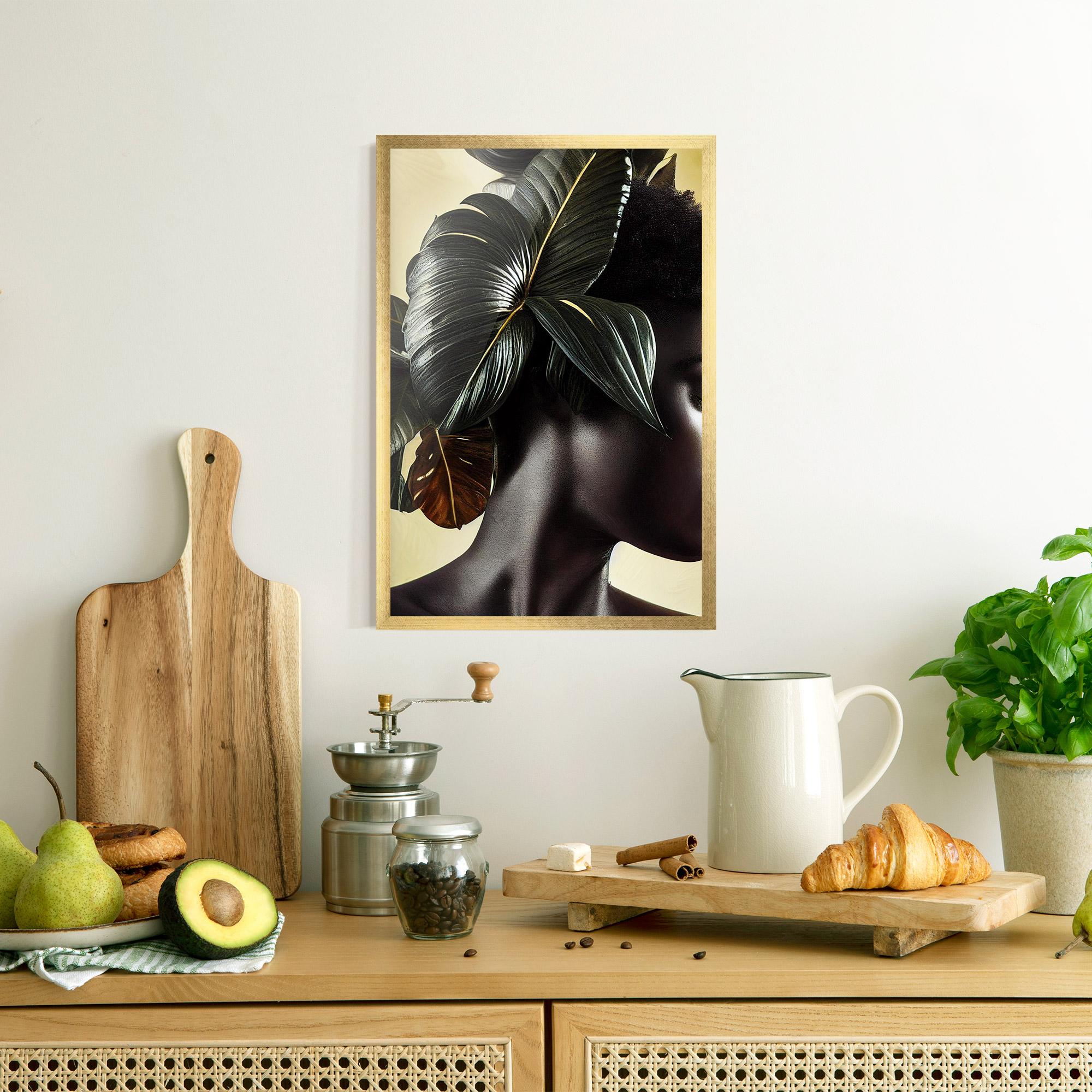 Gerahmte Poster Leaf Woman mockup 8