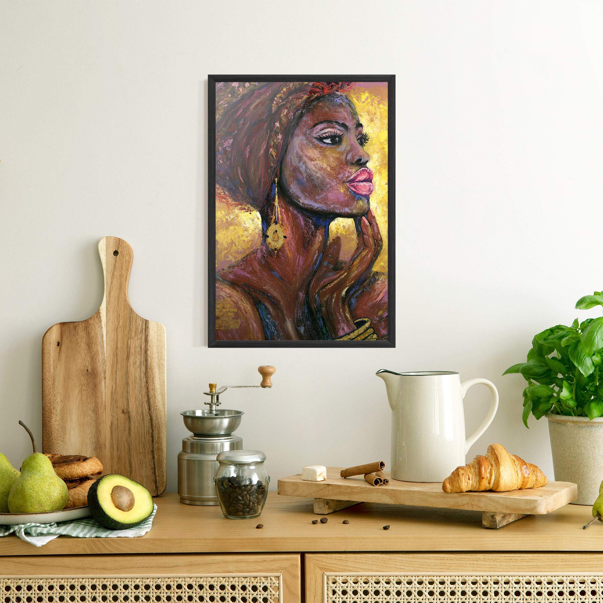 Gerahmte Poster African Women mockup 8