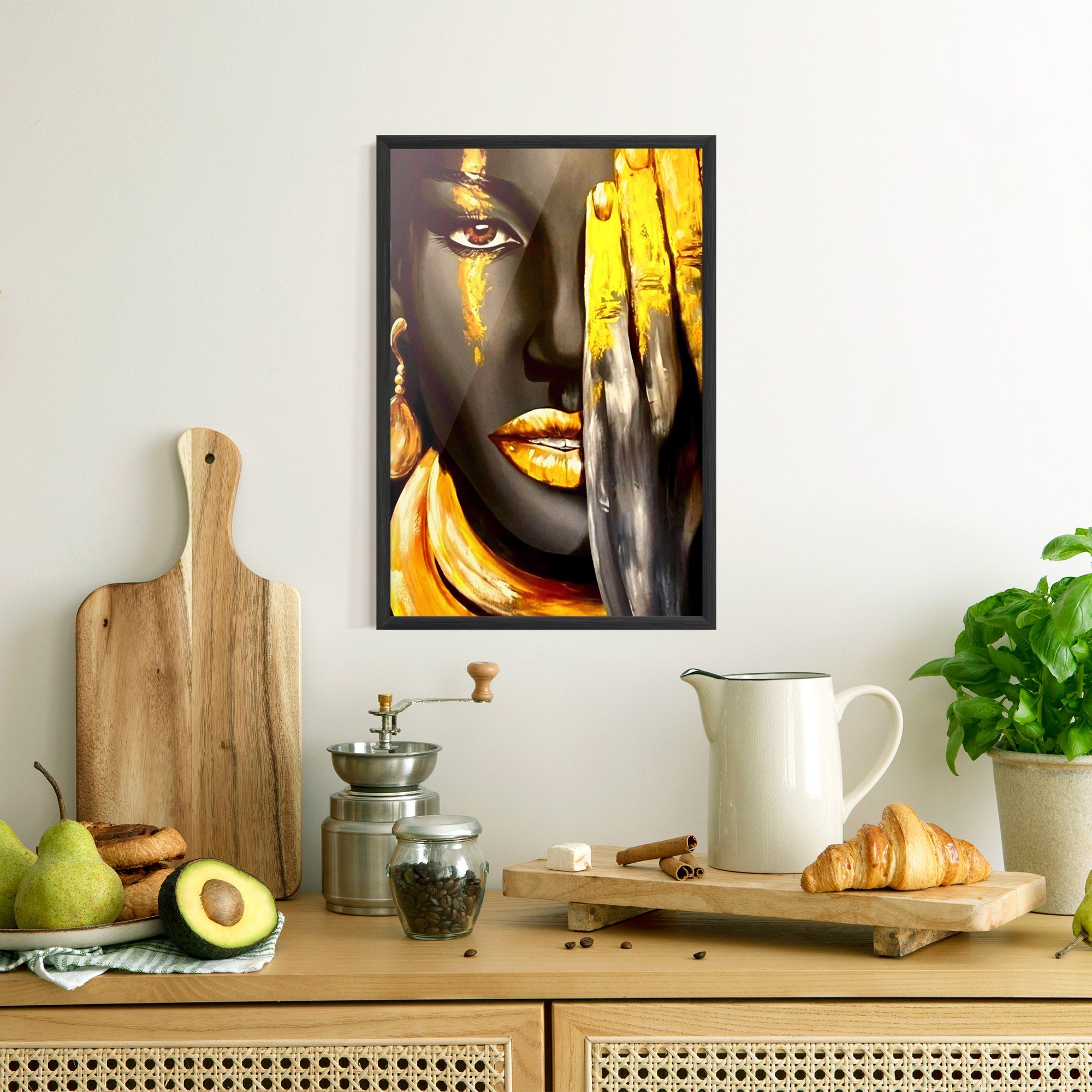 Golden African Women mockup 8
