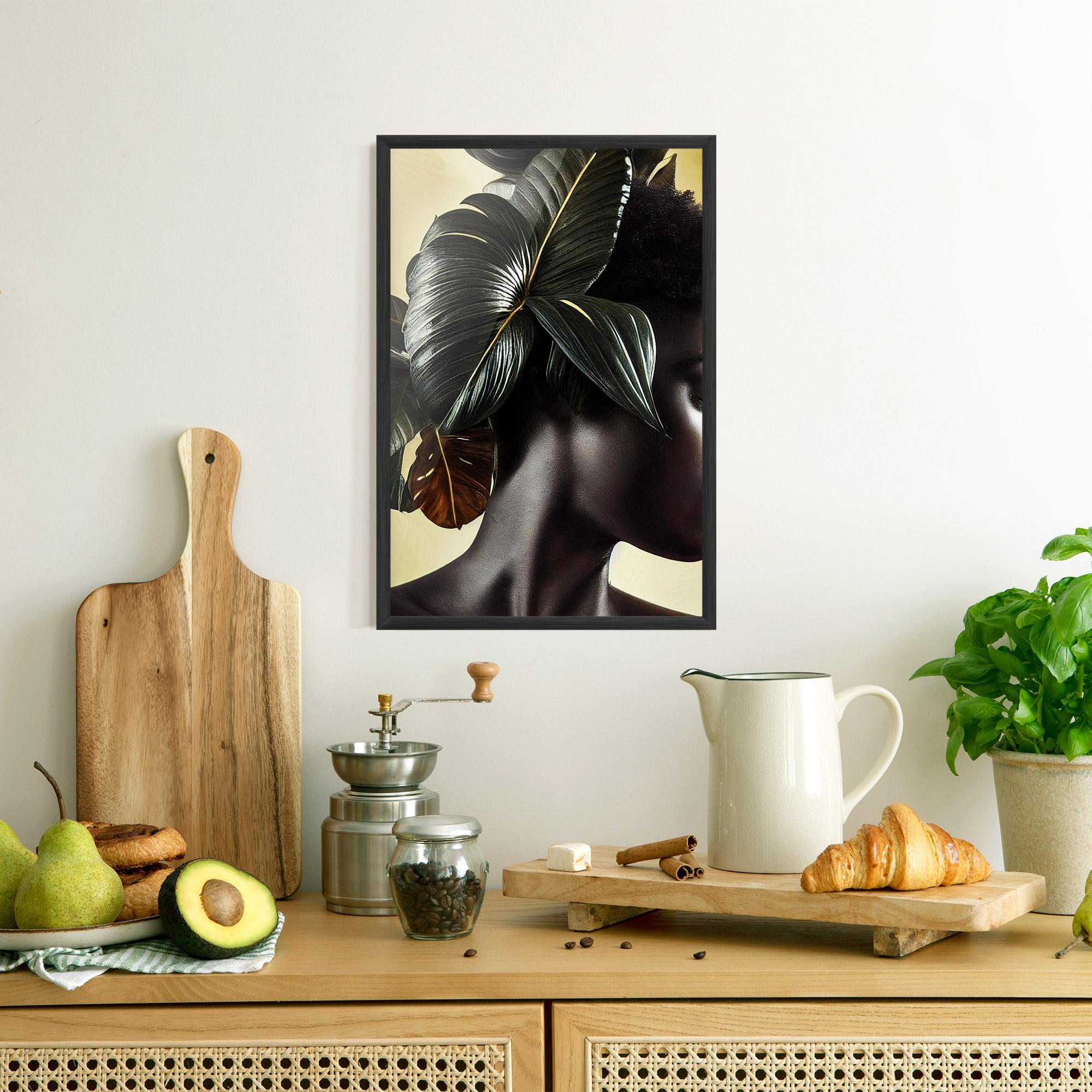 Gerahmte Poster Leaf Woman mockup 8