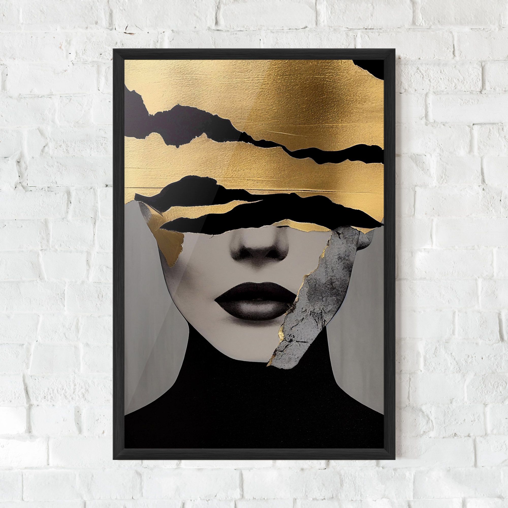 Grey Gold Lips mockup 0