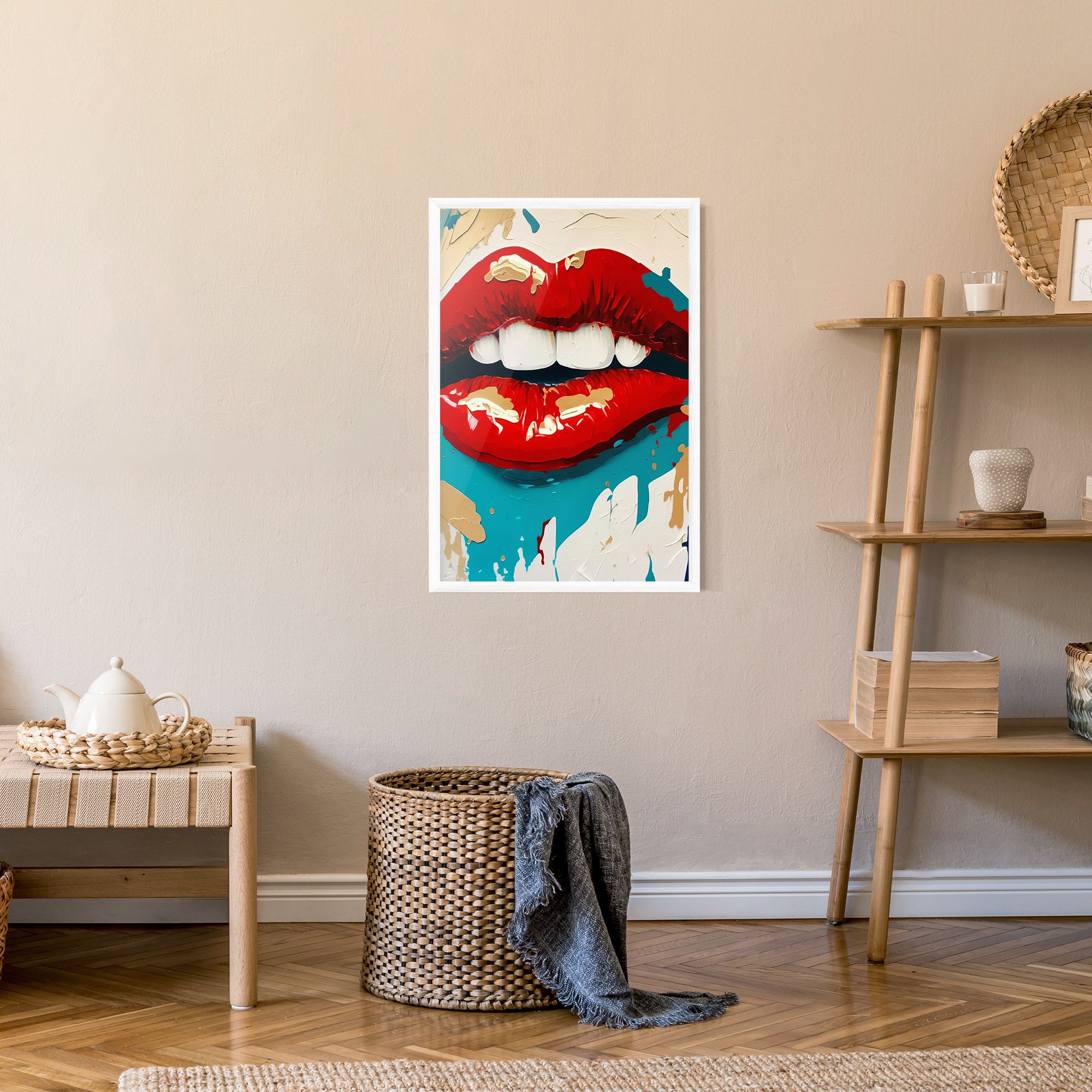 Red Gold Lips mockup 9