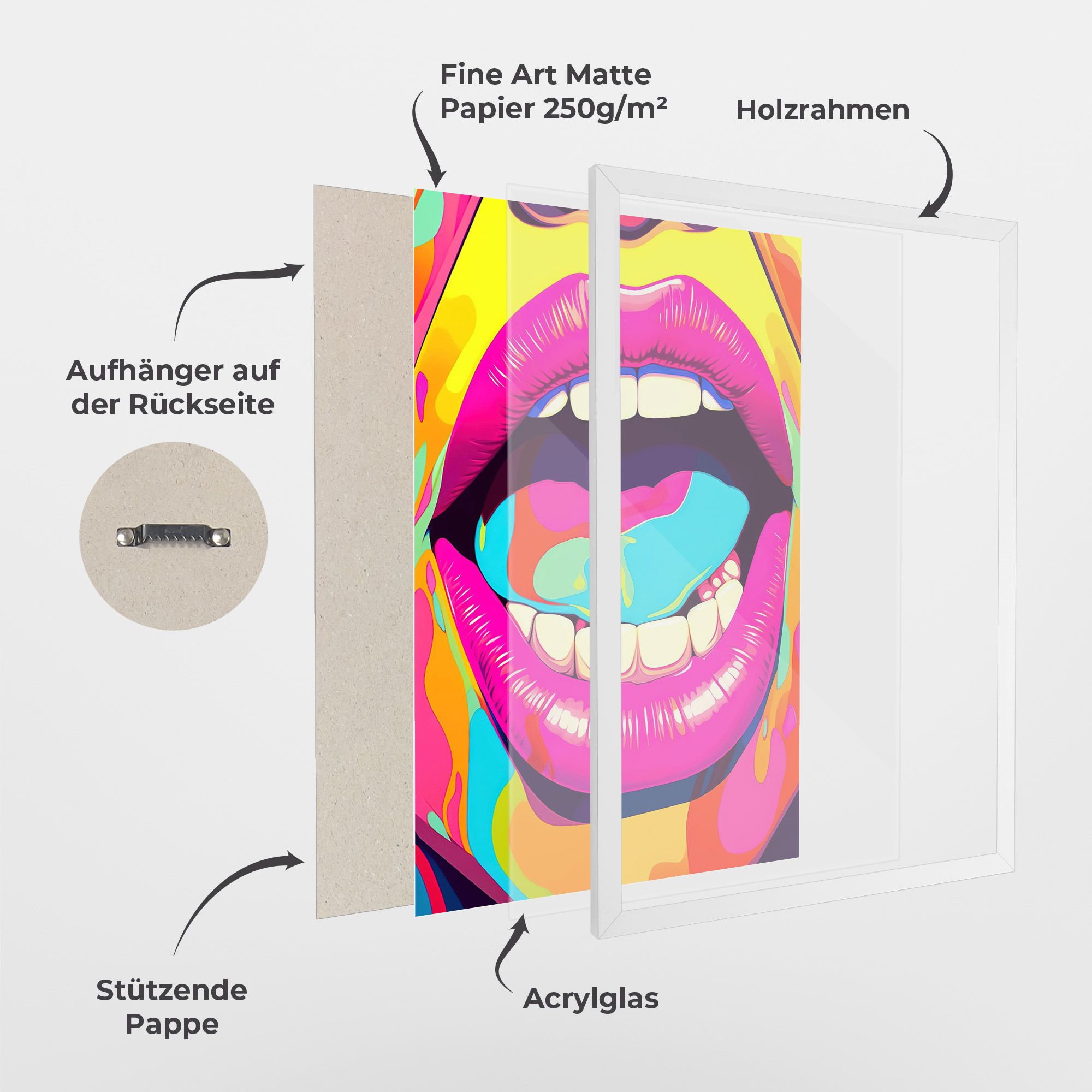 Pop Art Mouth mockup 1
