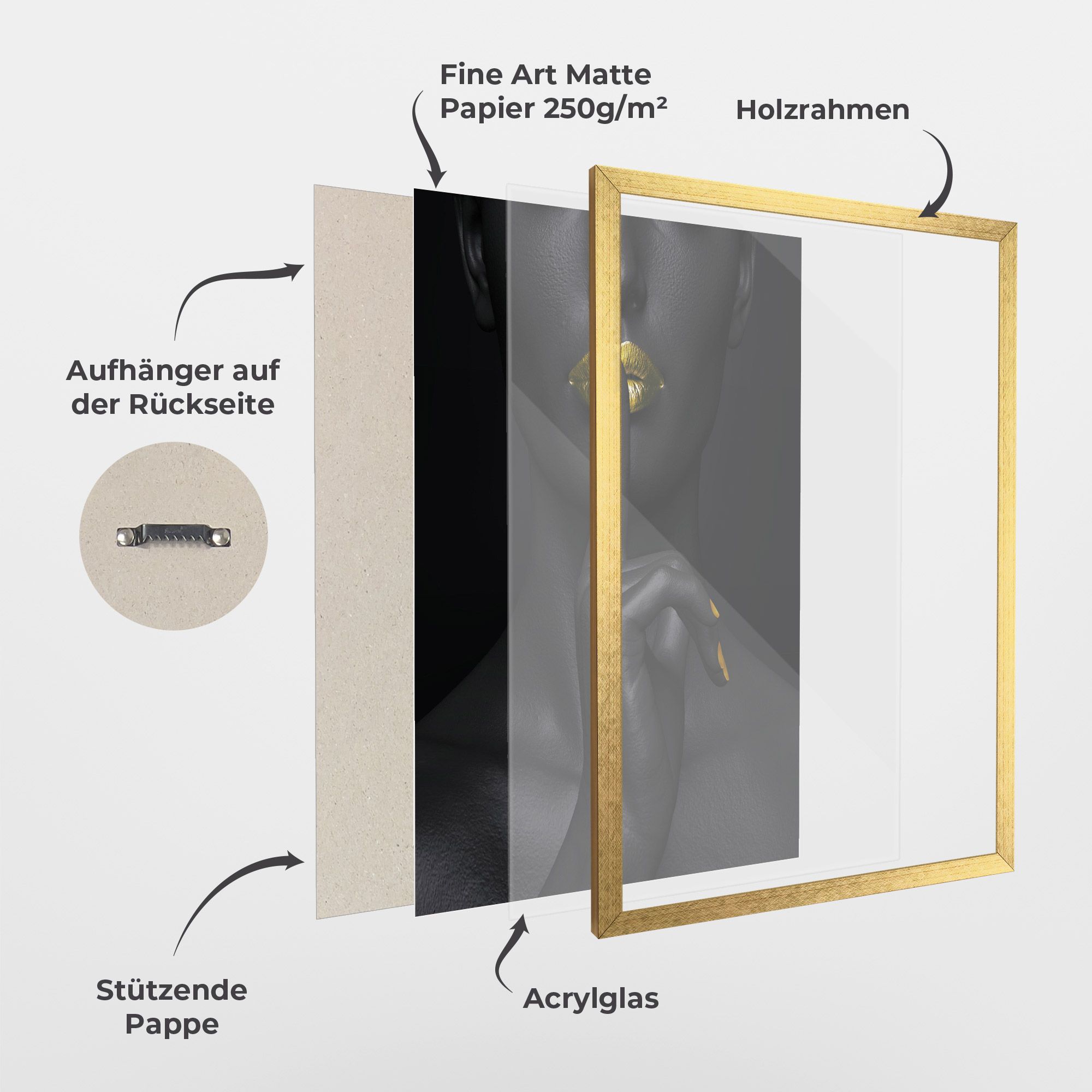 Silence Lips Portrait mockup 1