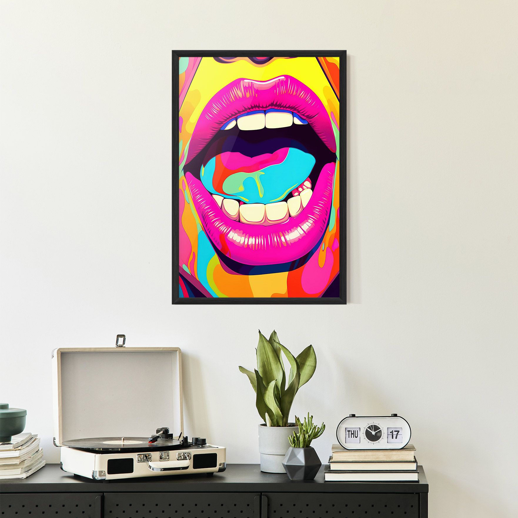 Pop Art Mouth mockup 2