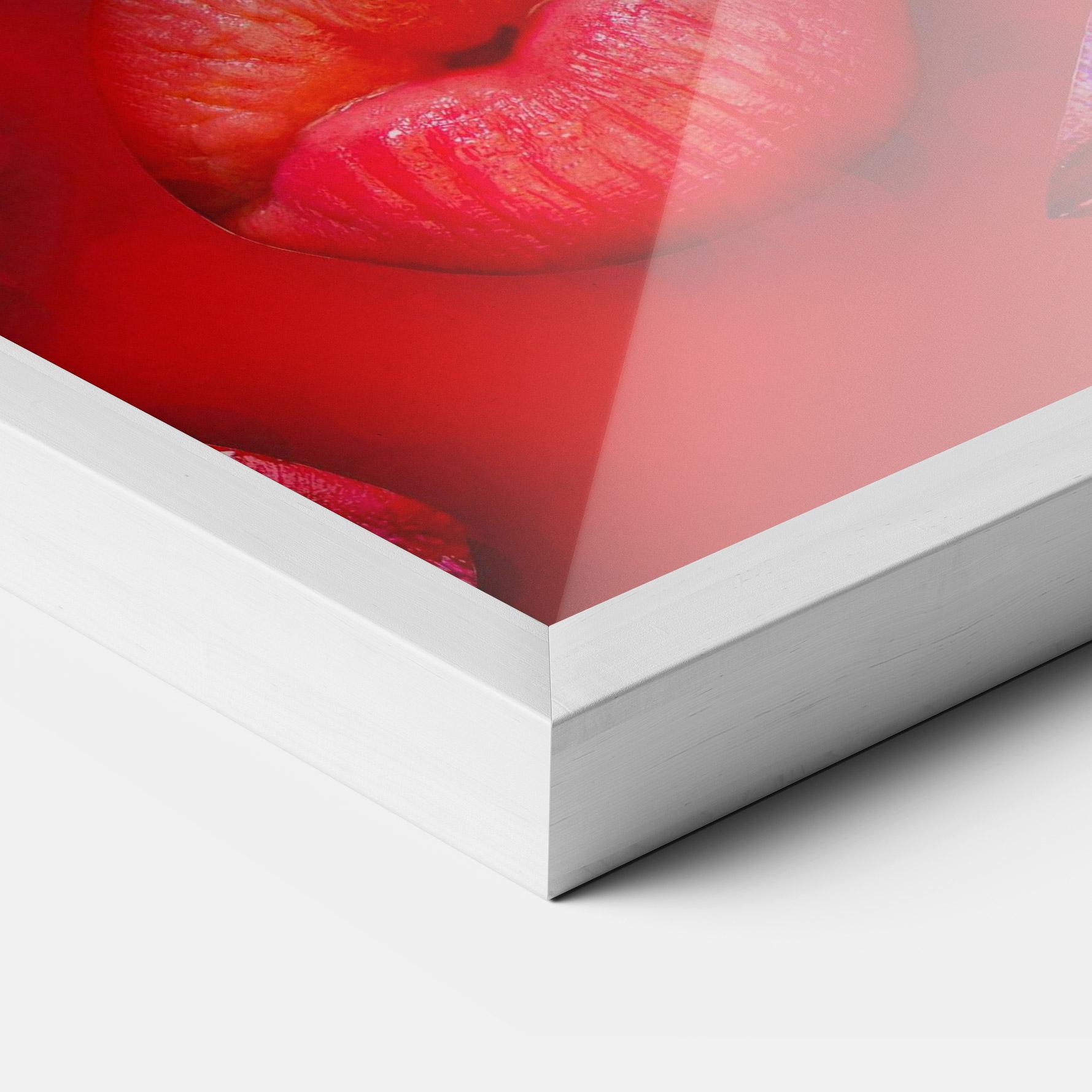 Gerahmte Poster Big Tongue Collage mockup 3