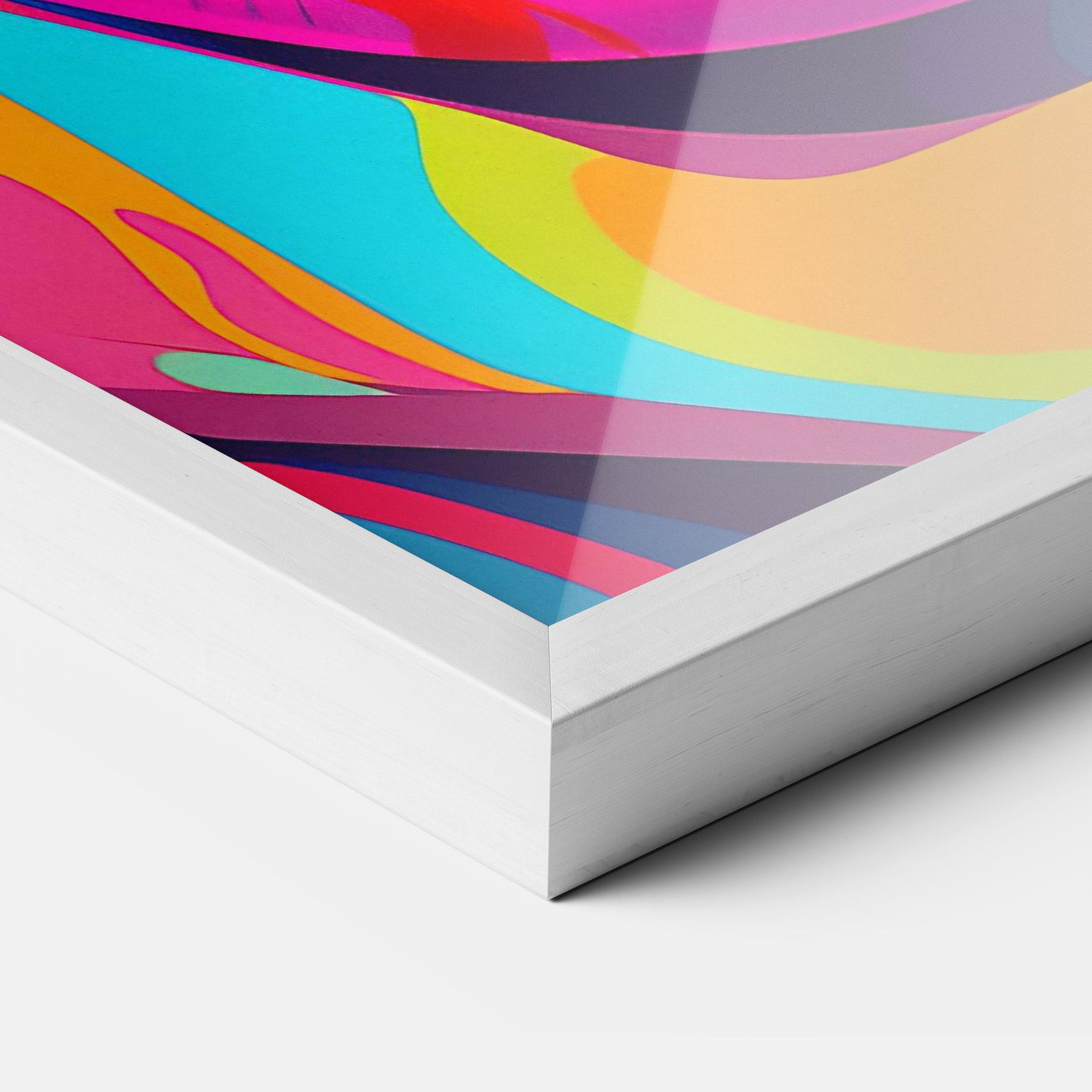 Gerahmte Poster Pop Art Mouth mockup 3