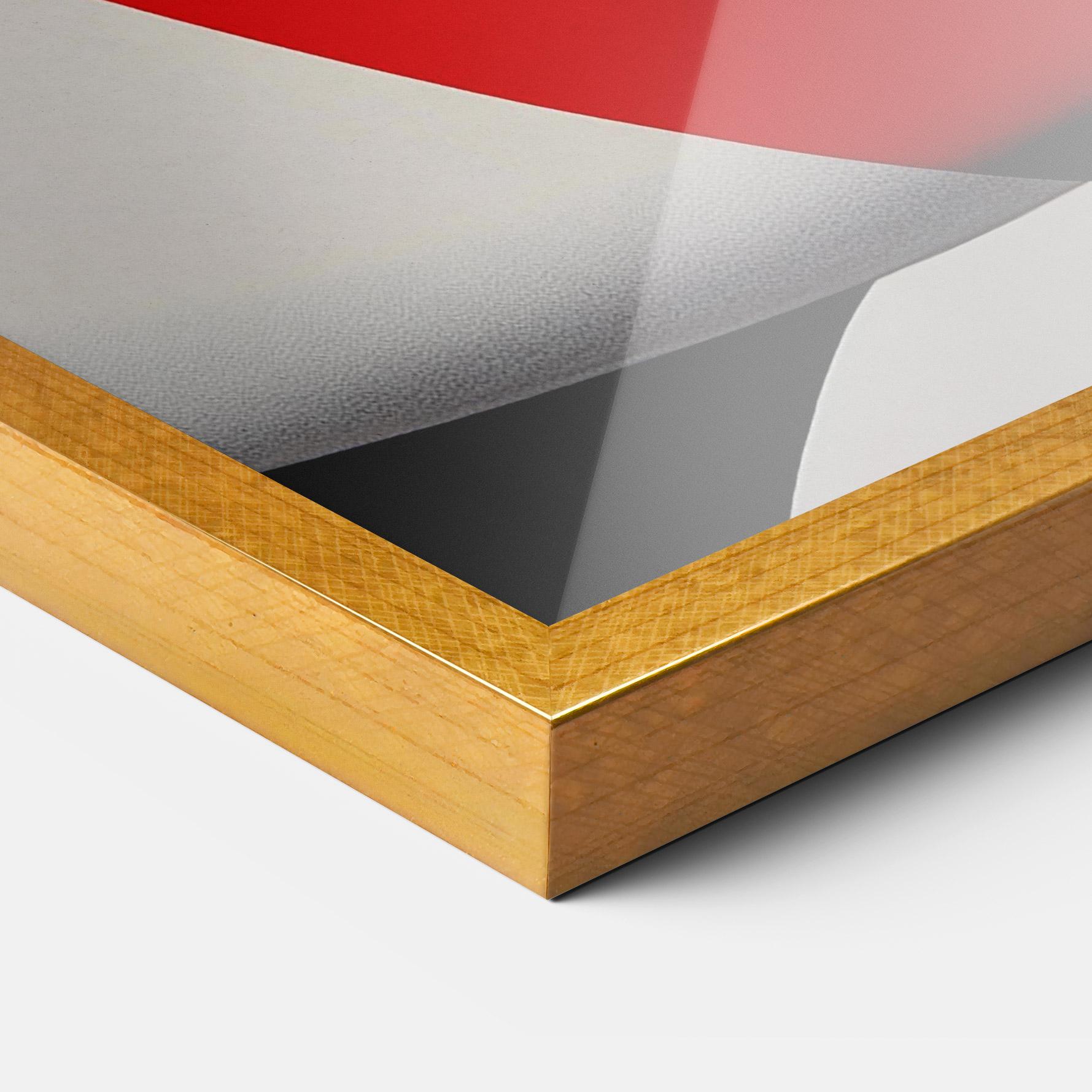 Gerahmte Poster Dark Red Lips mockup 3