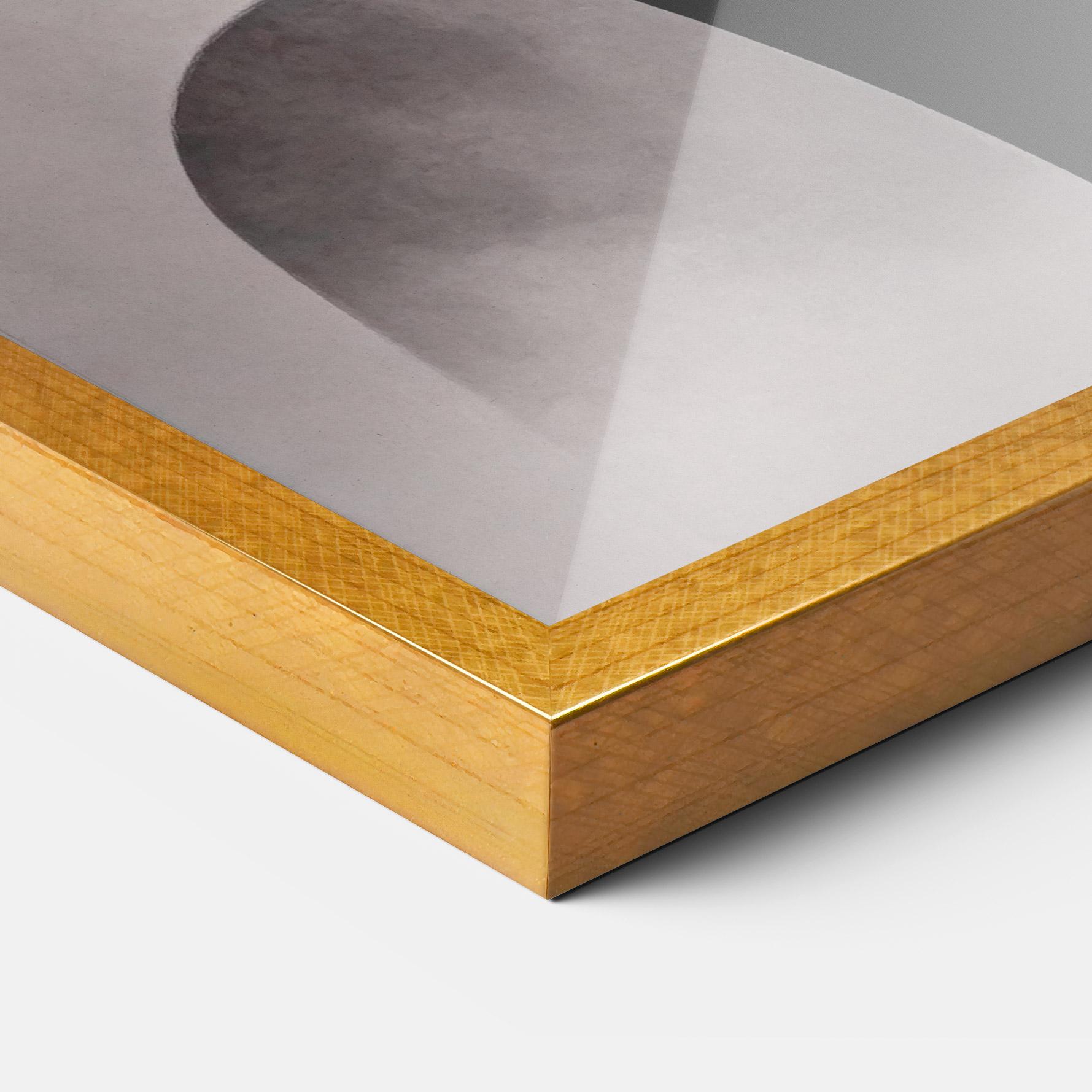 Gerahmte Poster Grey Lips mockup 3