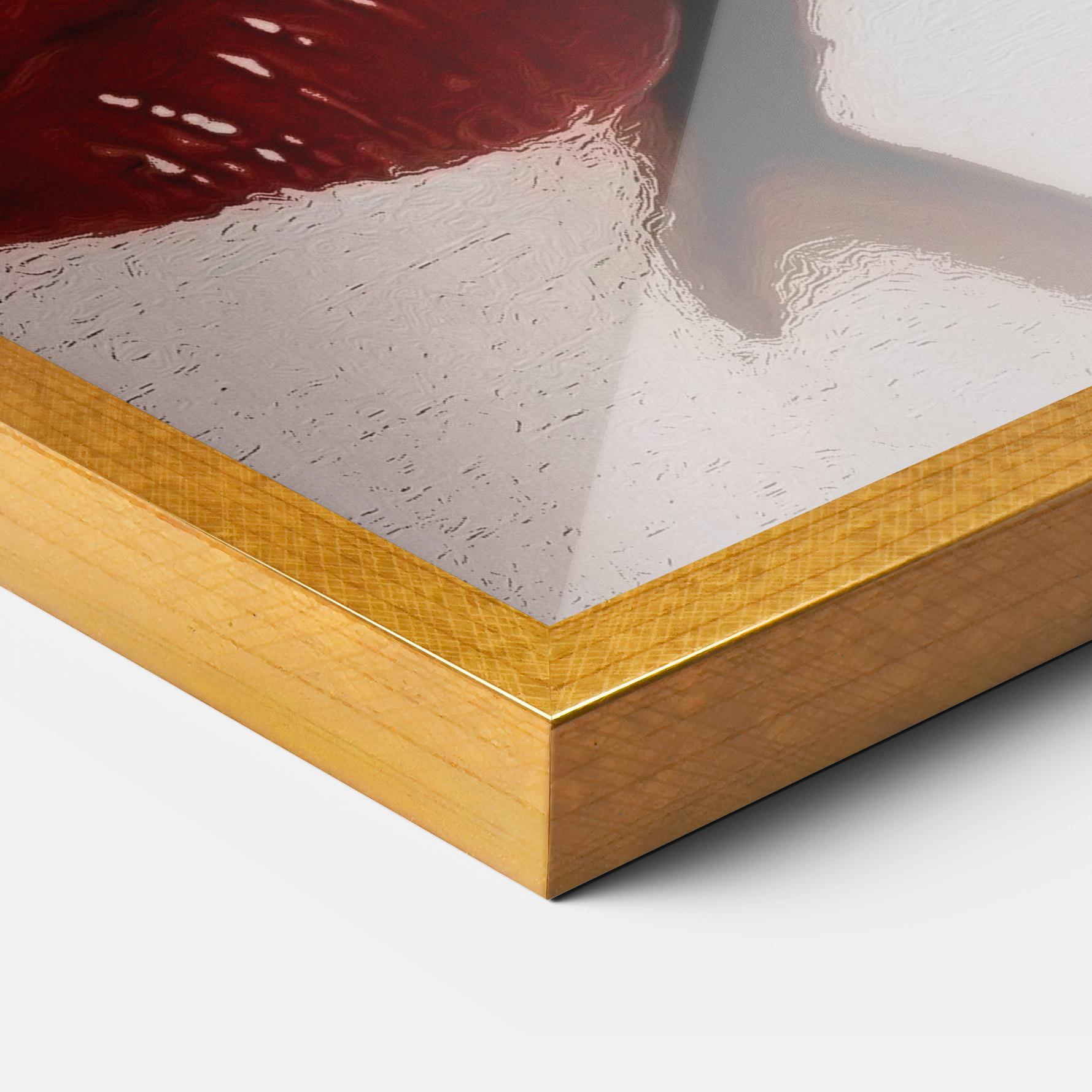 Gerahmte Poster Tree Red Lips mockup 3