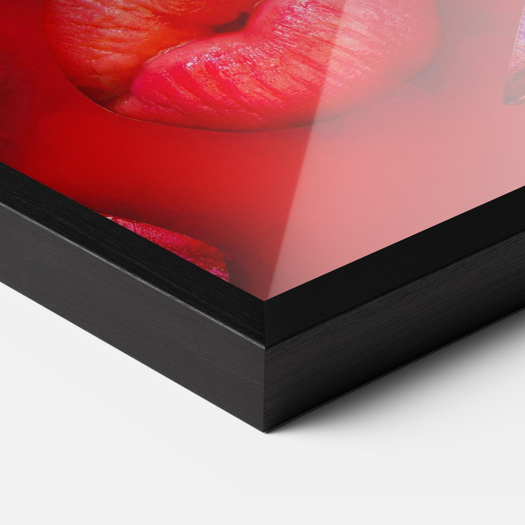 Gerahmte Poster Big Tongue Collage mockup 3