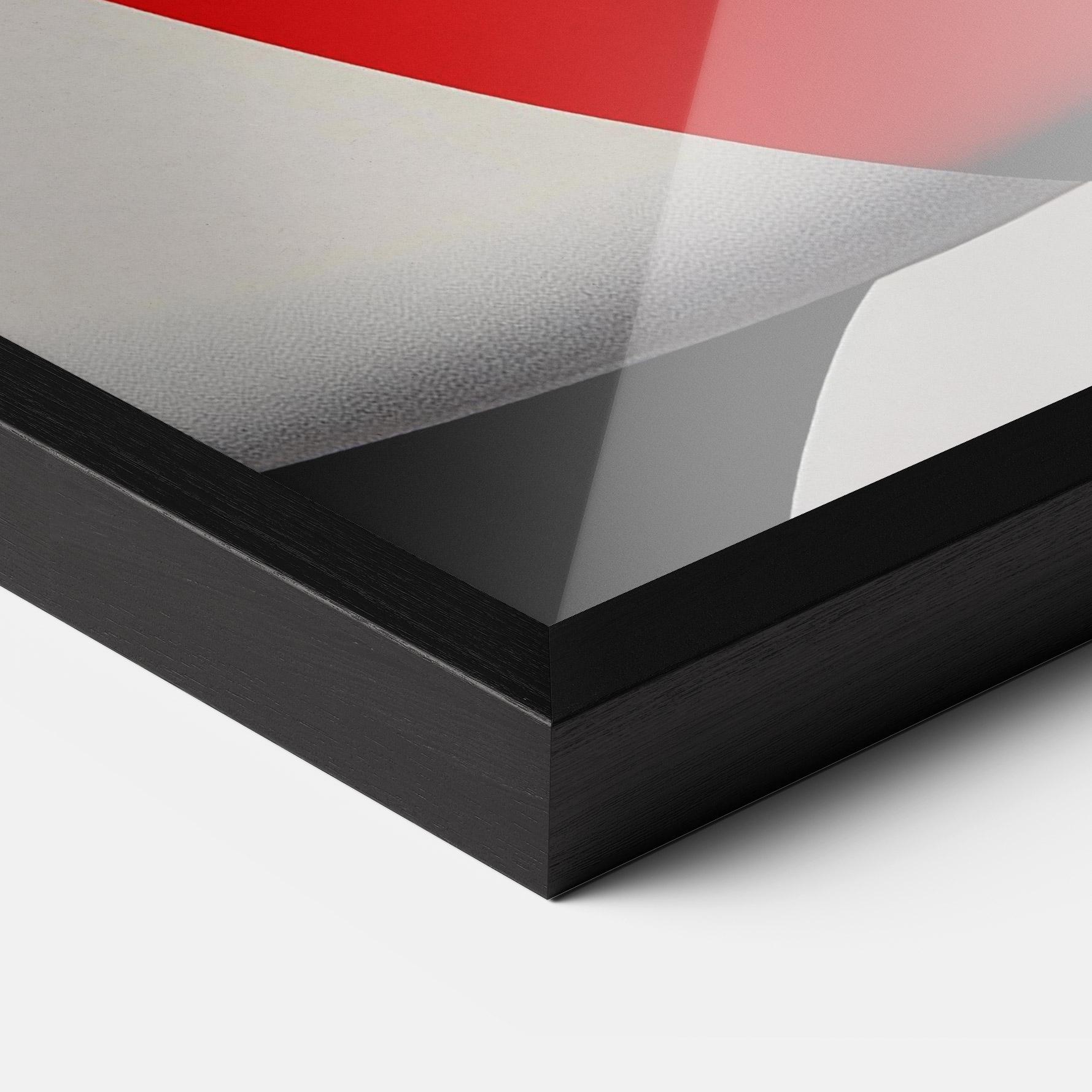 Gerahmte Poster Dark Red Lips mockup 3