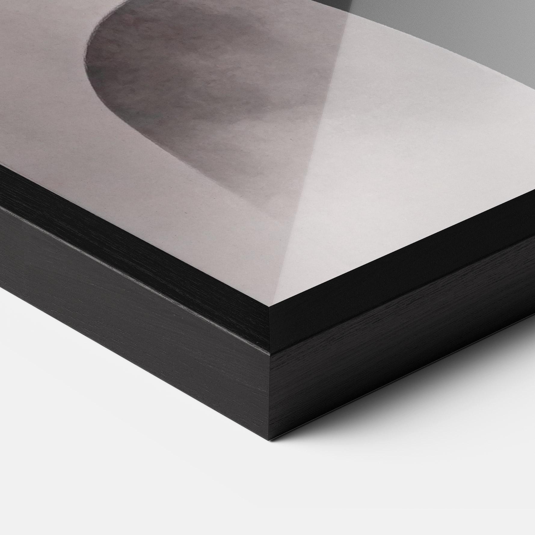 Gerahmte Poster Grey Lips mockup 3