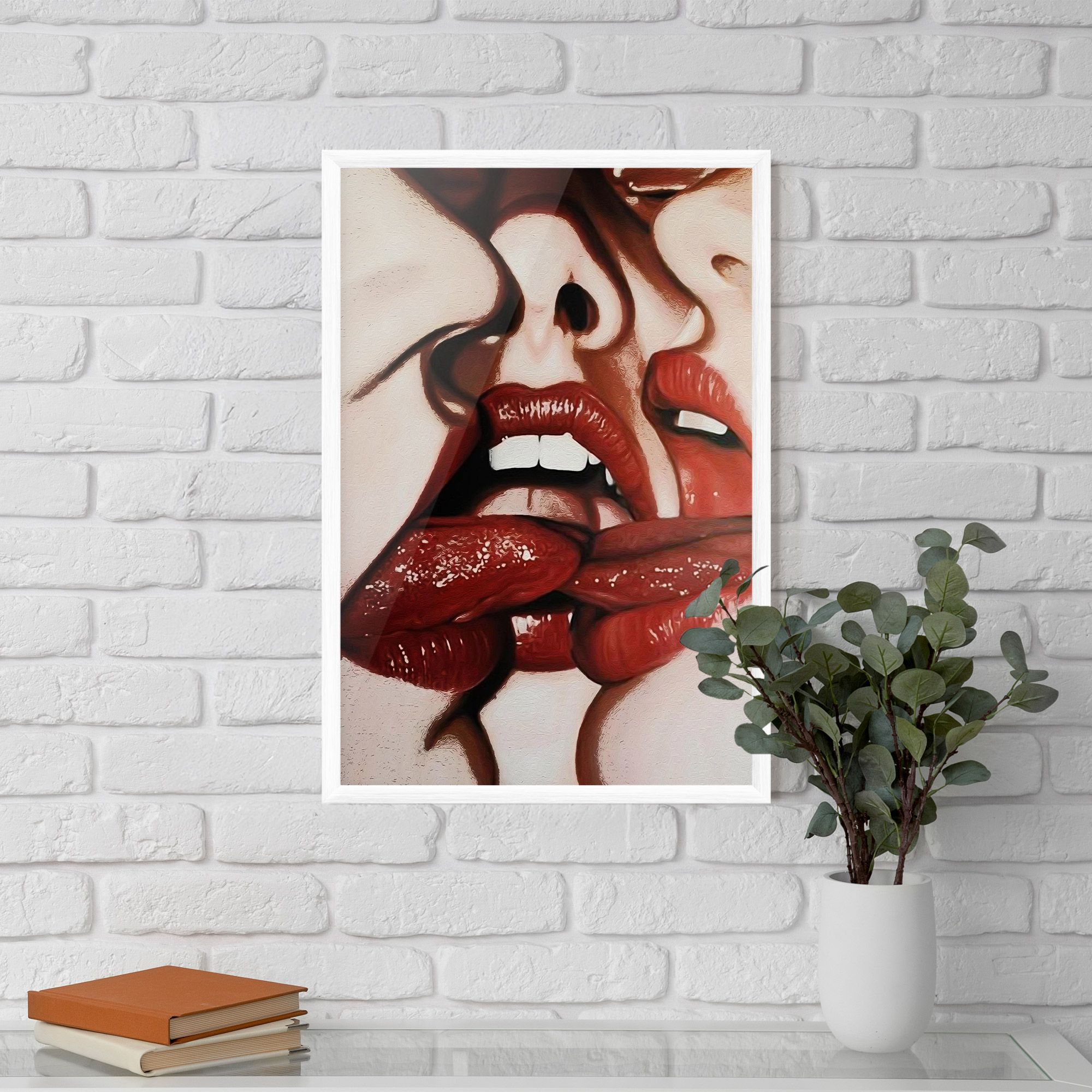 Tree Red Lips mockup 5