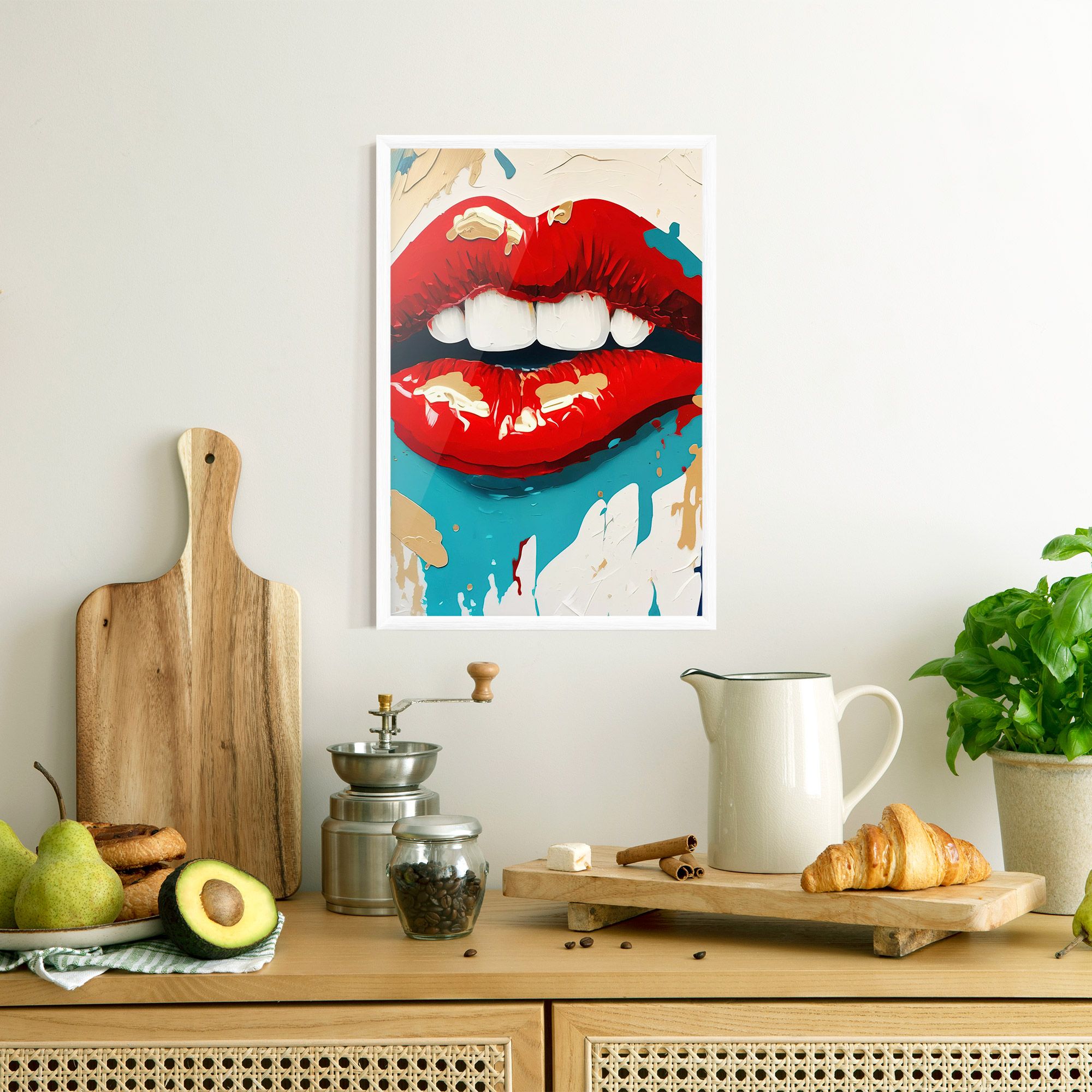 Red Gold Lips mockup 8