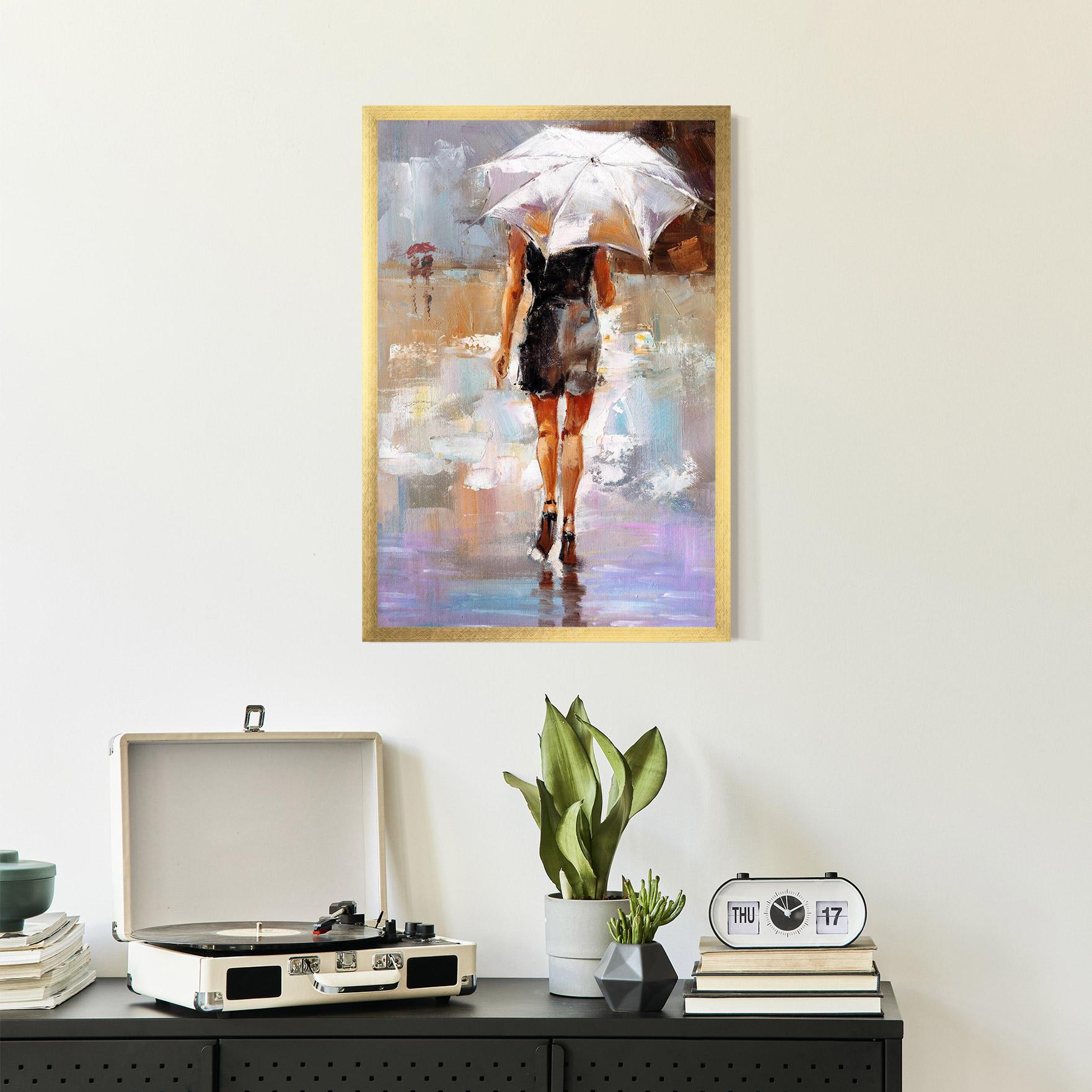 Gerahmte Poster Fashion Lady mockup 2