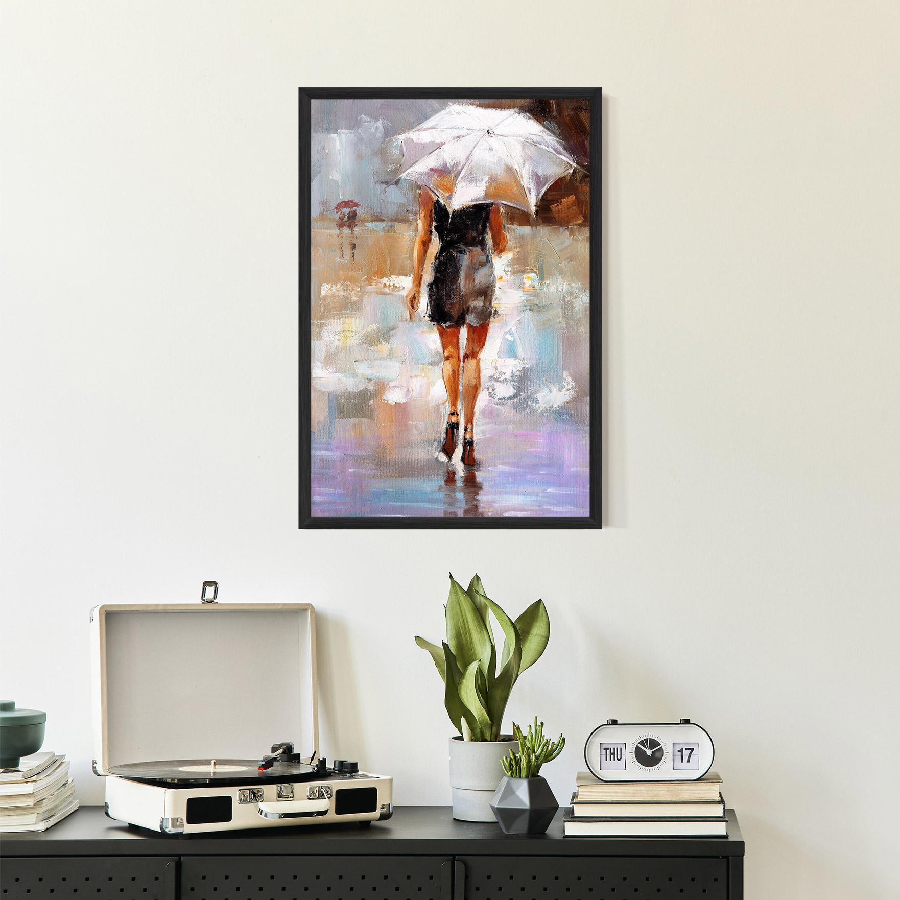 Gerahmte Poster Fashion Lady mockup 2