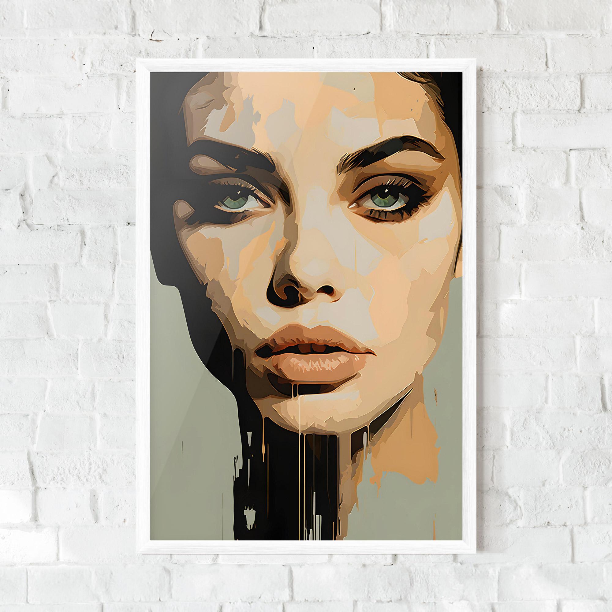 Gerahmte Poster Apologetic Face mockup 0