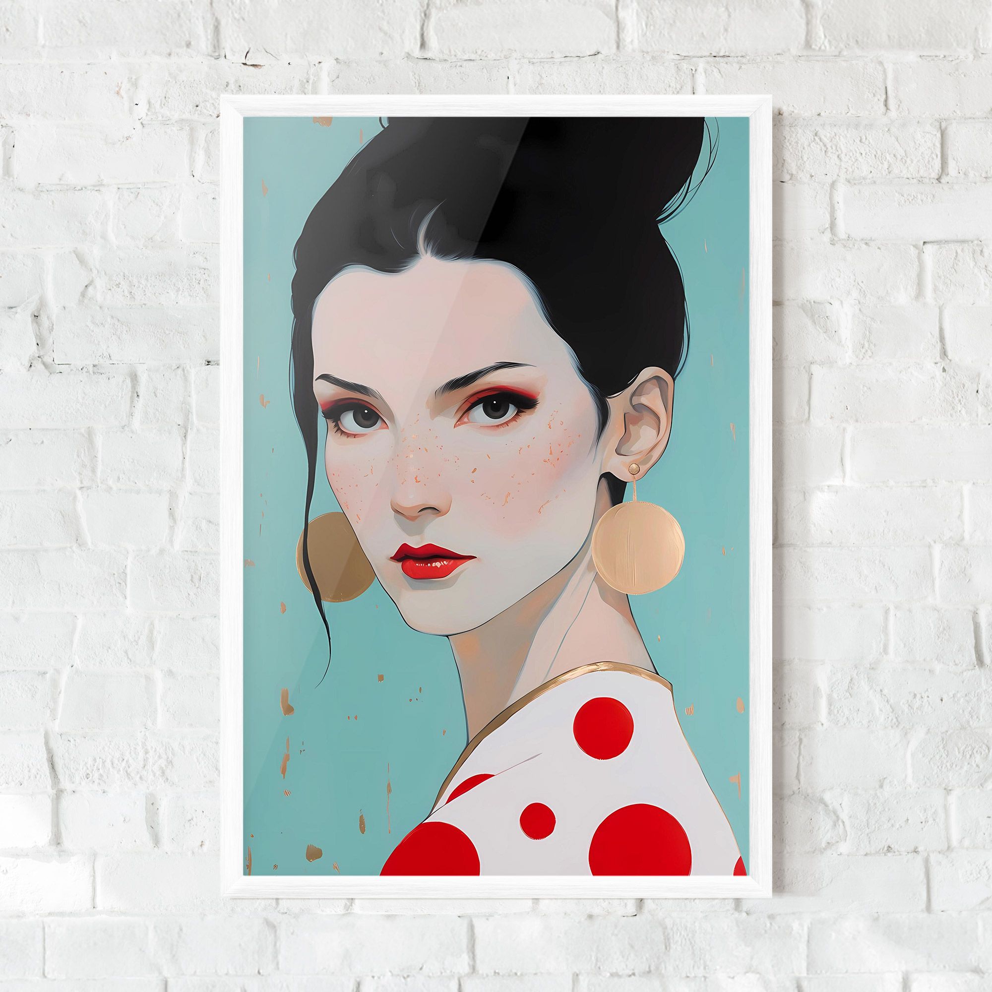 Asian Style Portrait mockup 0