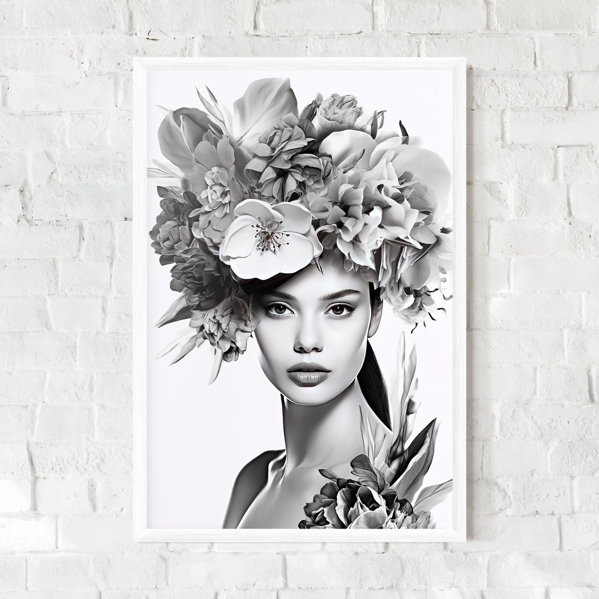 Flower Crown Woman mockup 0