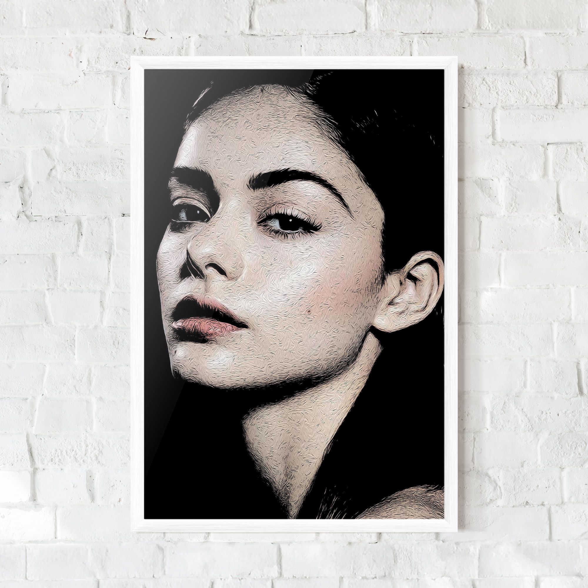 Pretty Portrait Girl mockup 0
