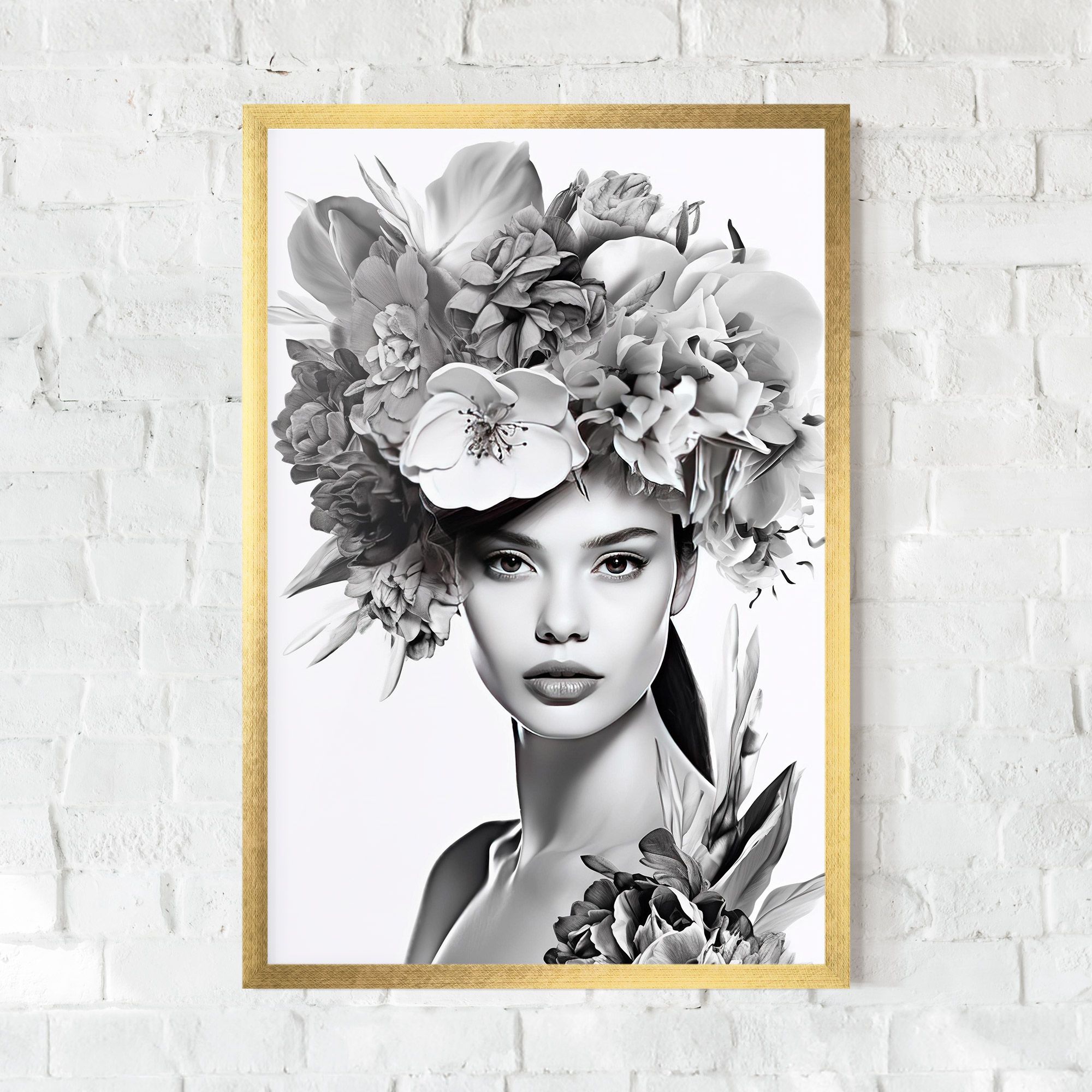 Flower Crown Woman mockup 0