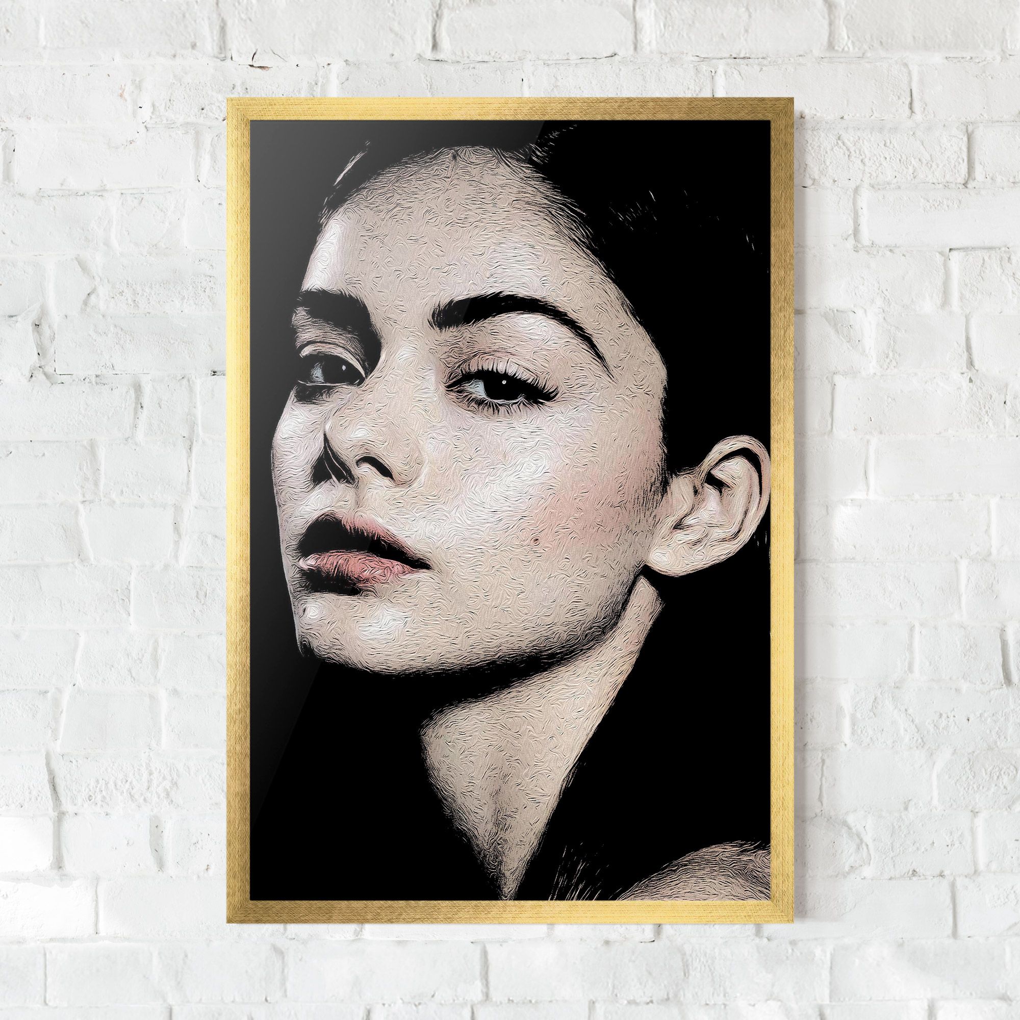 Pretty Portrait Girl mockup 0