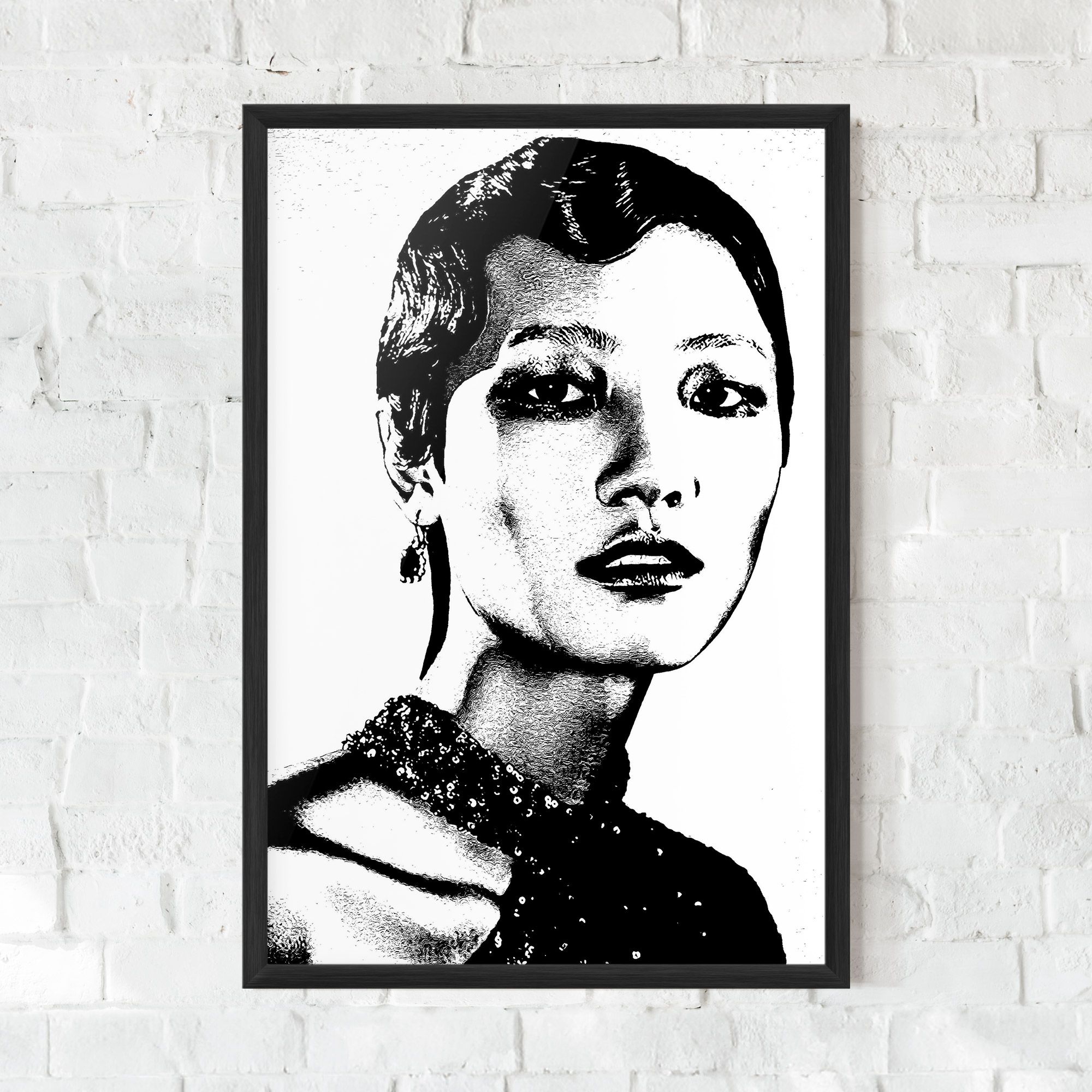 White Black Portrait mockup 0