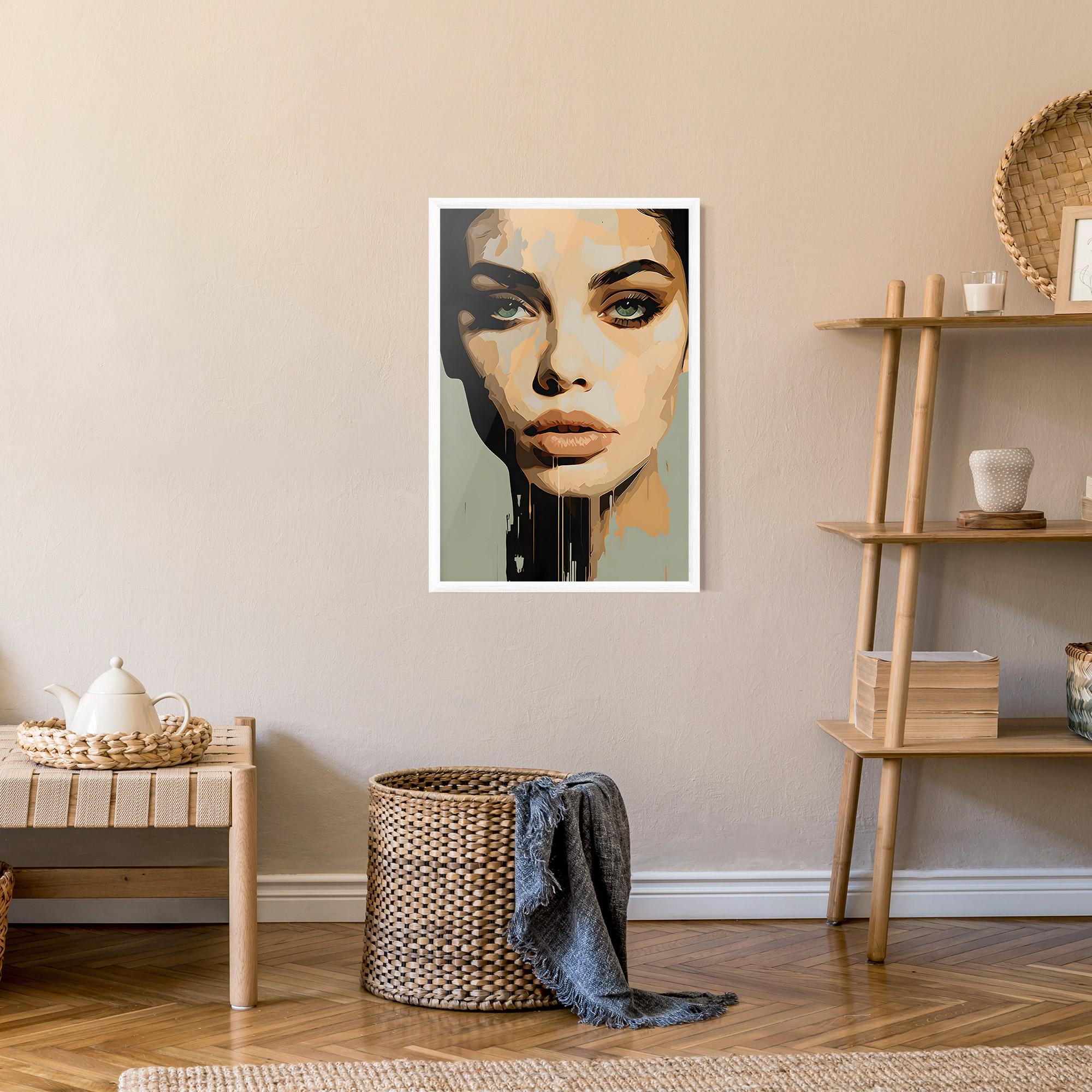 Gerahmte Poster Apologetic Face mockup 9