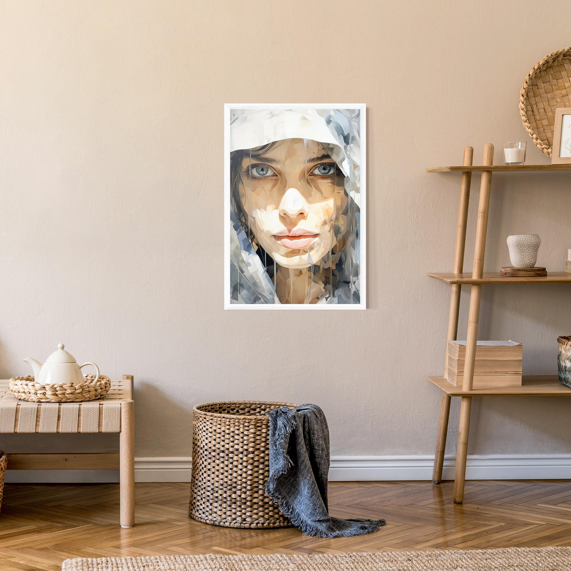 Gerahmte Poster Close Up Portrait mockup 9