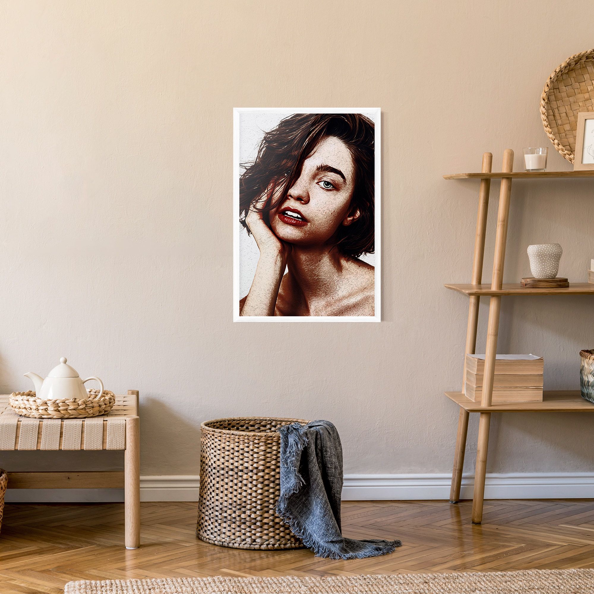 Grey Eye Portrait mockup 9